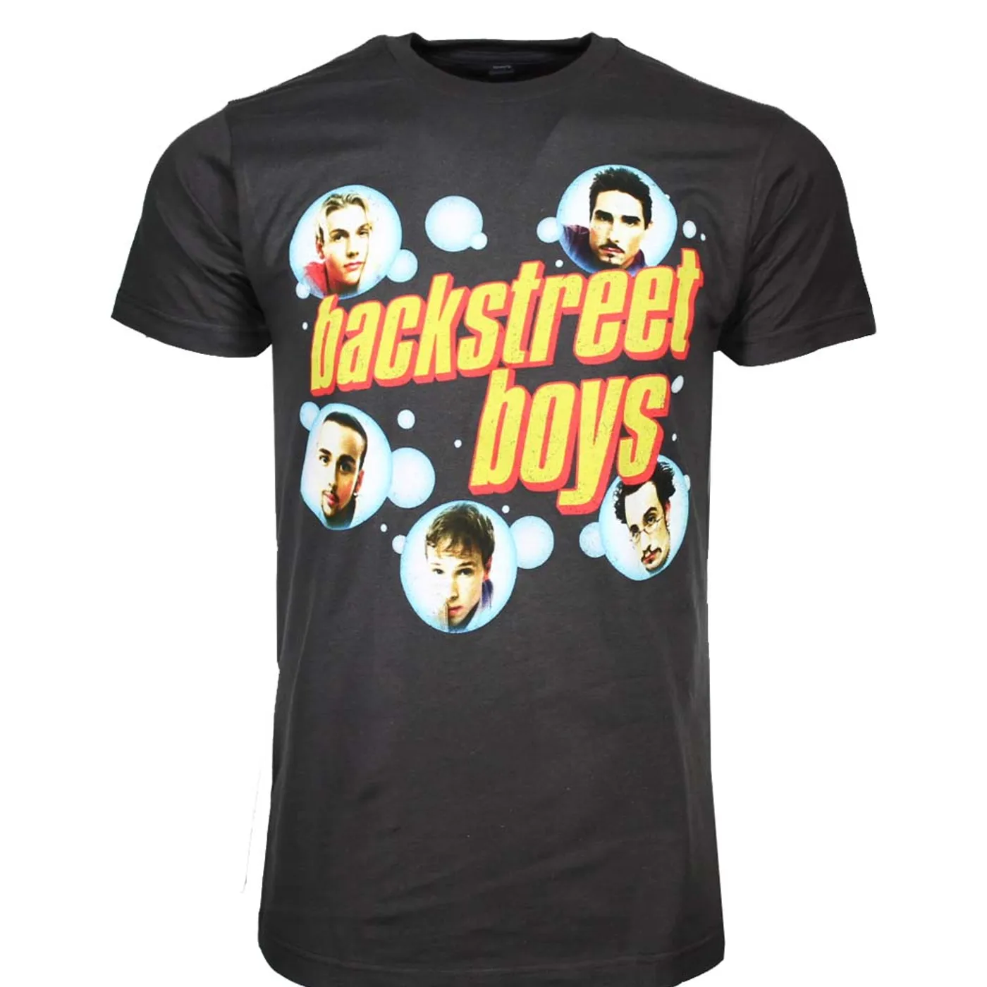 Backstreet Boys T Shirt | Backstreet Boys Bubble Charcoal T-Shirt