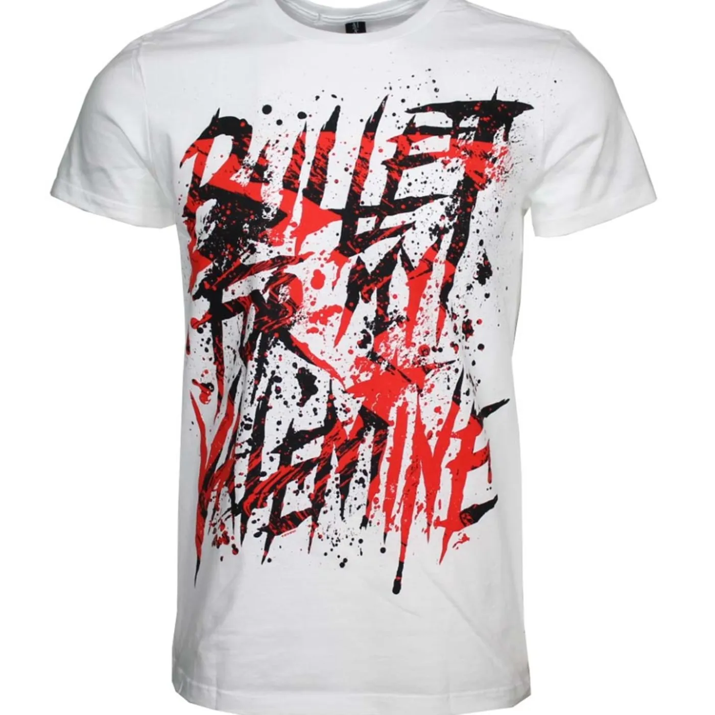 Bullet For My Valentine T Shirt | Bullet For My Valentine Splattered Logo T-Shirt
