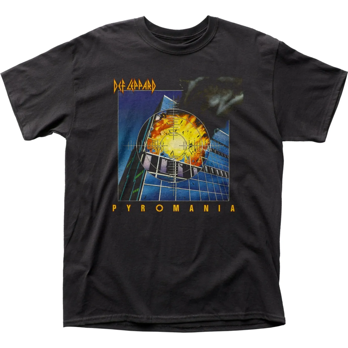 Def Leppard T Shirt | Def Leppard Pyromania T-Shirt