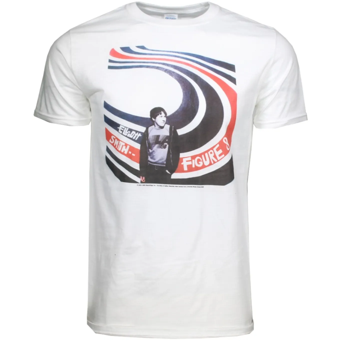 Elliott Smith T Shirt | Elliott Smith Figure 8 White T-Shirt