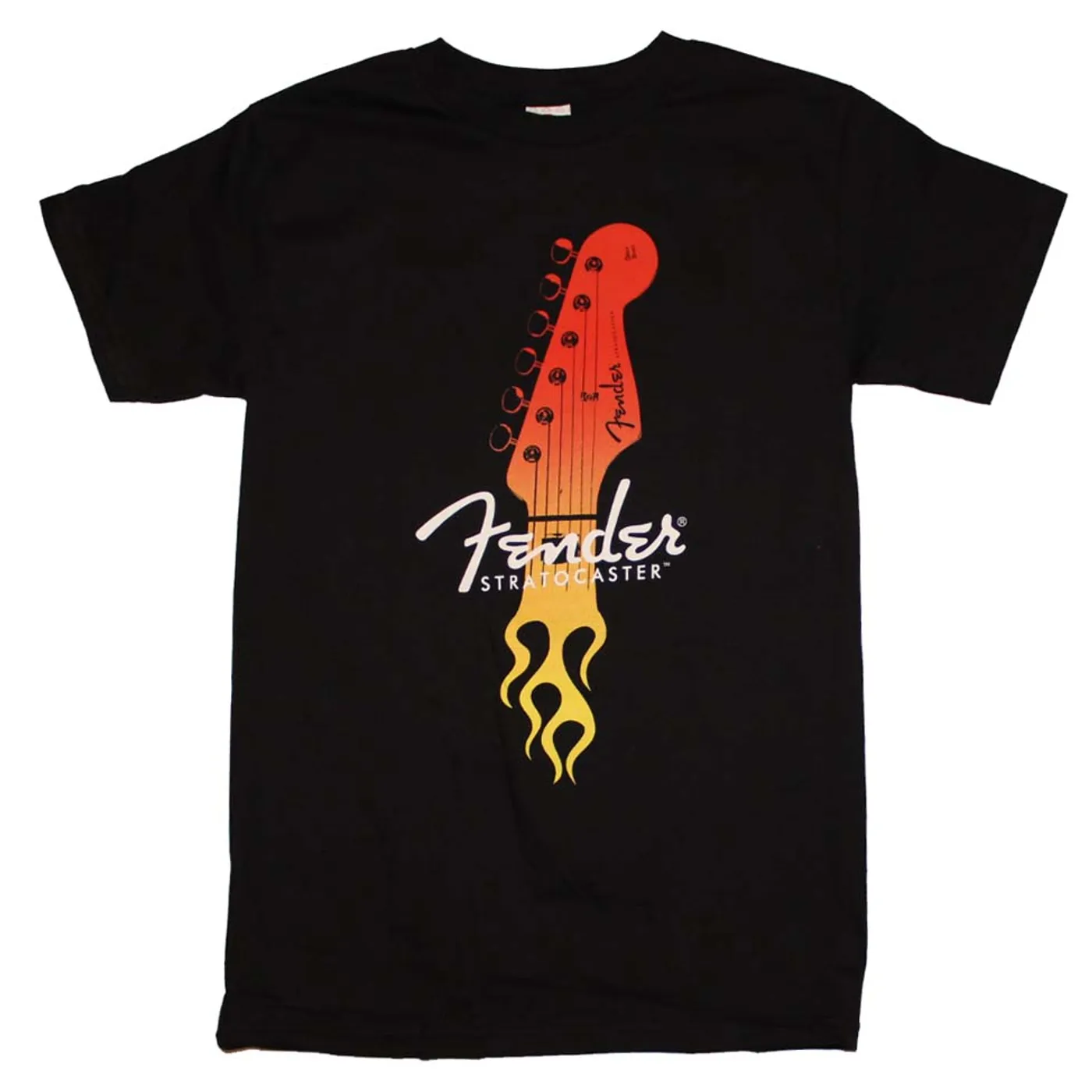 Fender T Shirt | Fender Stratocaster Flaming Head T-Shirt