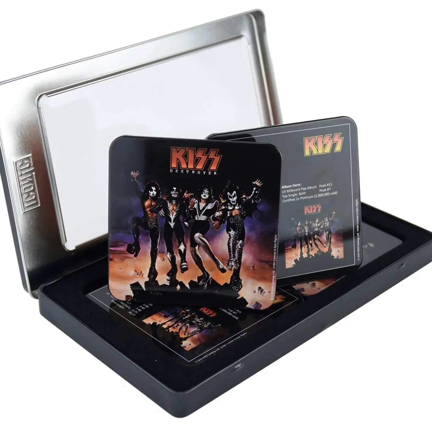 KISS Destroyer Drink Coaster Set (6 Coasters)