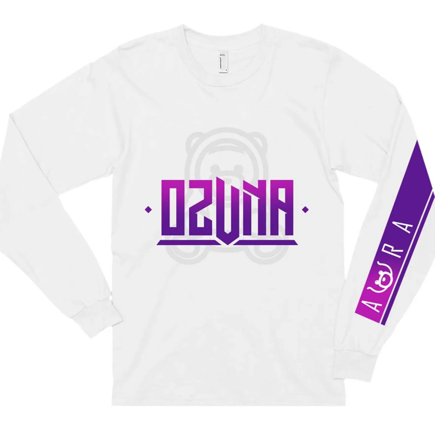 Ozuna T Shirt | Ozuna Aura Purple Logo Long Sleeve Tee