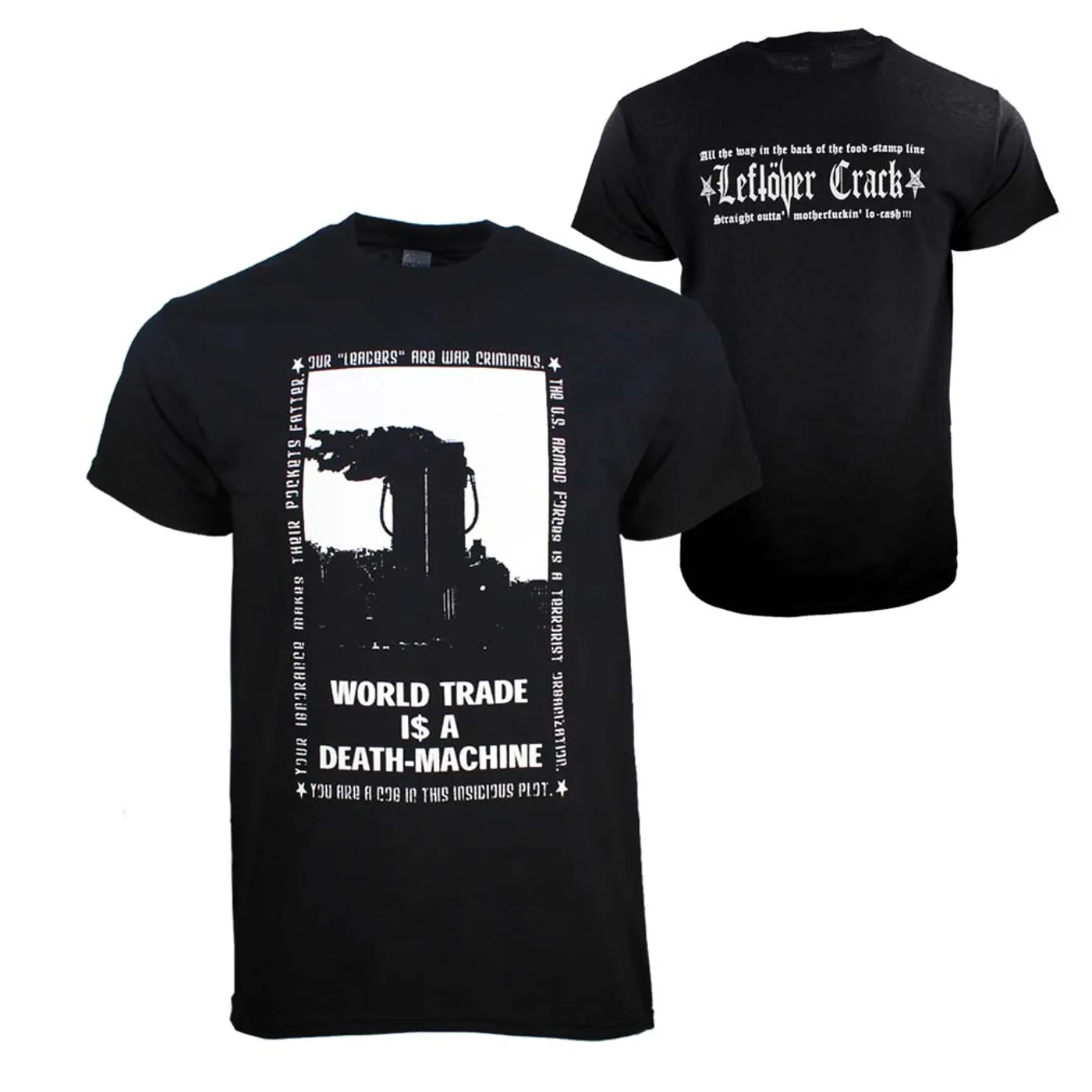 Leftöver Crack T Shirt | Leftover Crack World Trade T-Shirt