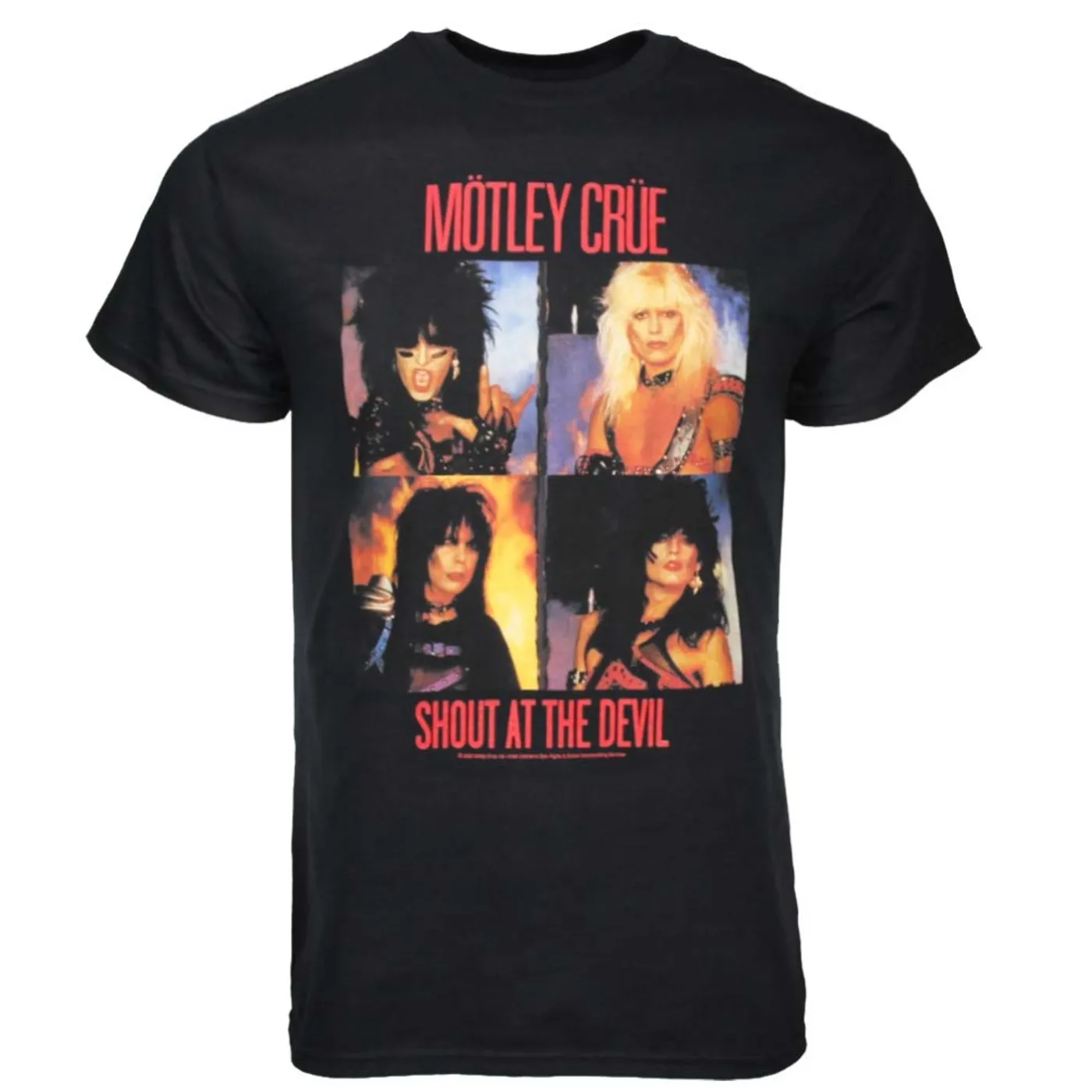 Mötley Crüe T Shirt | Motley Crue Panels T-Shirt