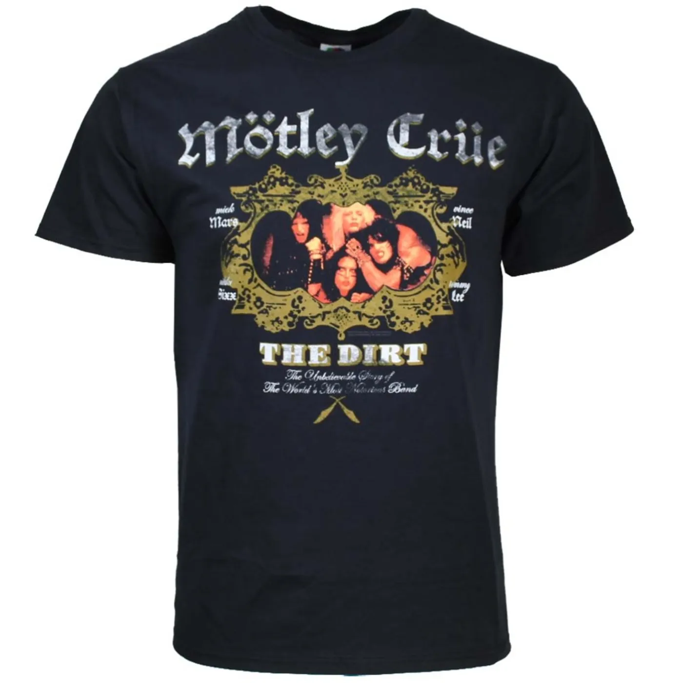 Mötley Crüe T Shirt | Motley Crue The Dirt T-Shirt