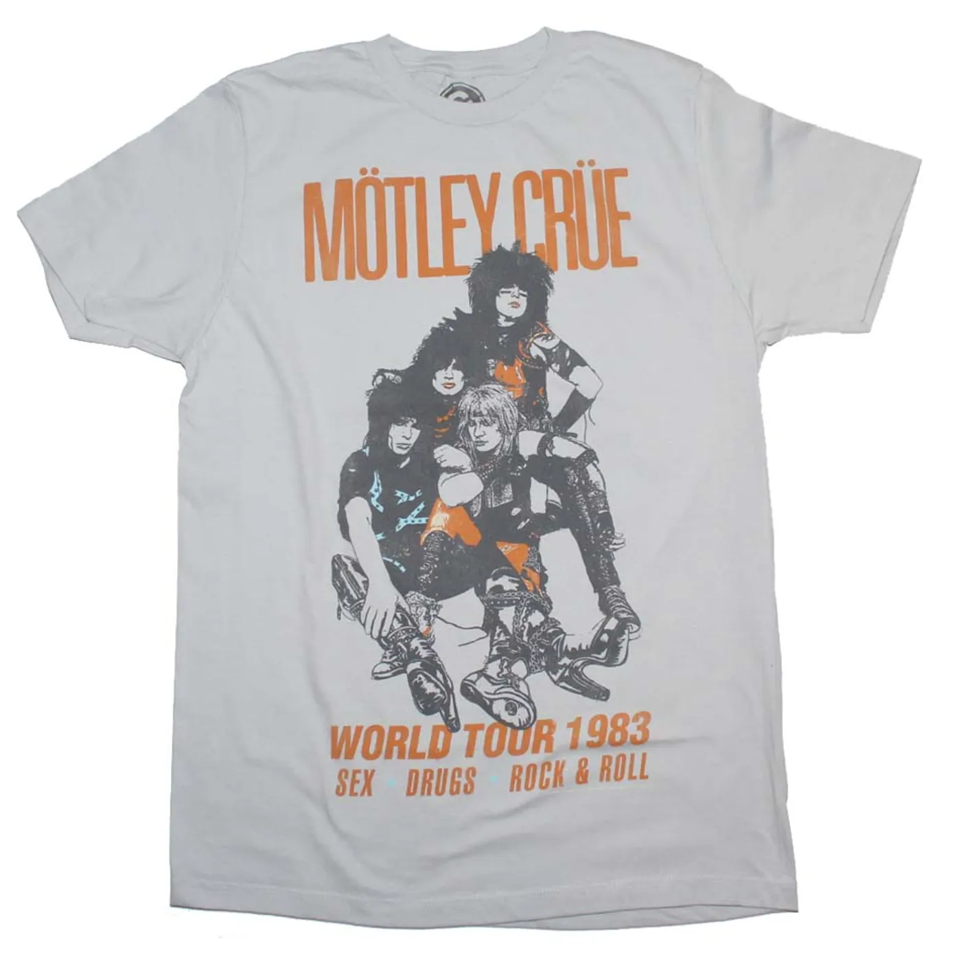 Mötley Crüe T Shirt | Motley Crue Vintage-Inspired World Tour 1983 T-Shirt