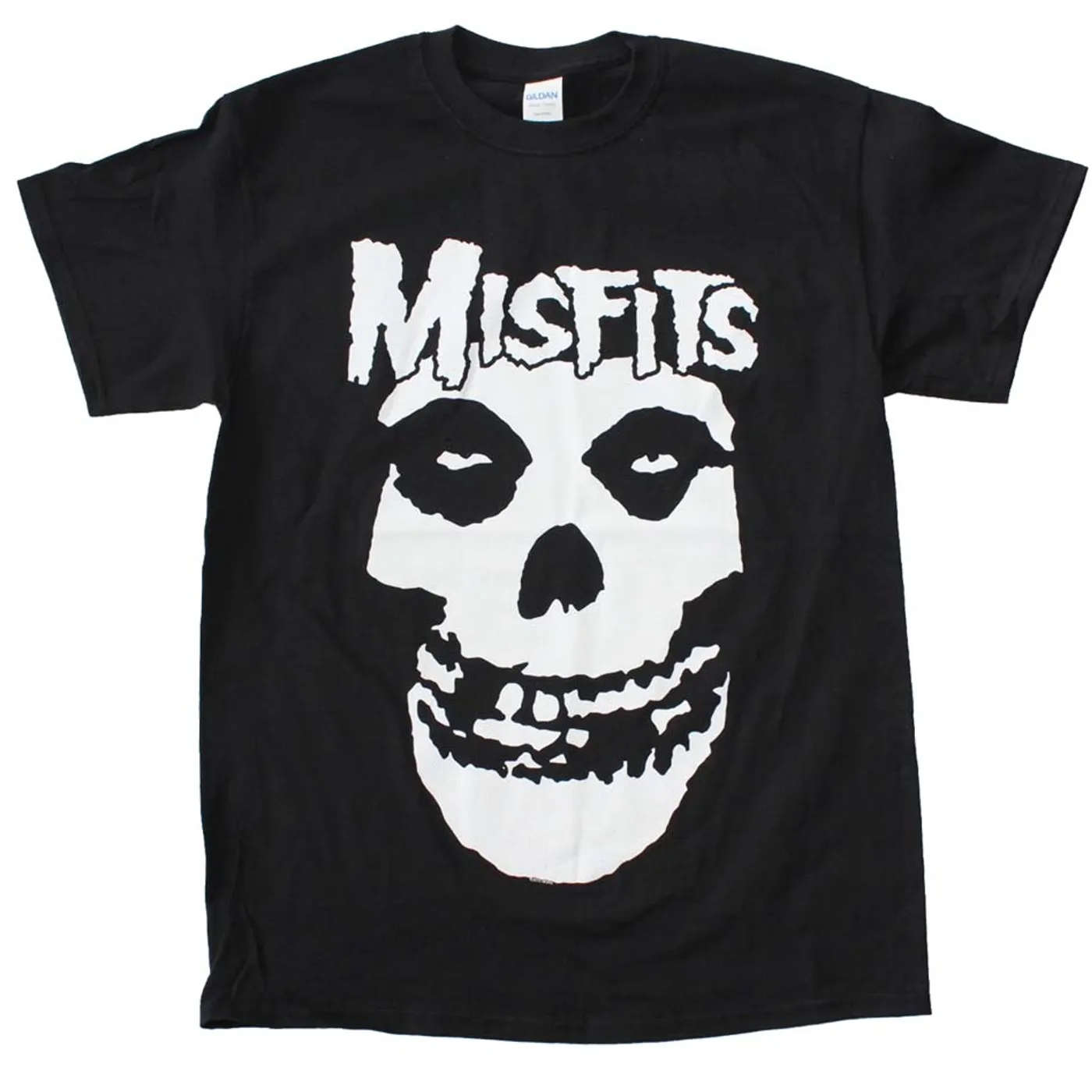 Misfits T Shirt | Misfits White Skull Big Print T-Shirt