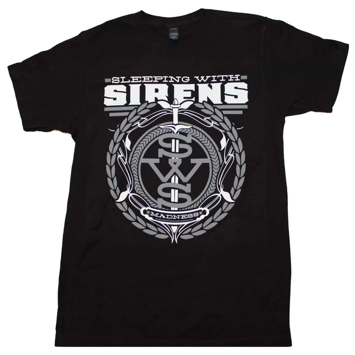 Sleeping with Sirens T Shirt | Sleeping with Sirens Gray Crest Logo T-Shirt