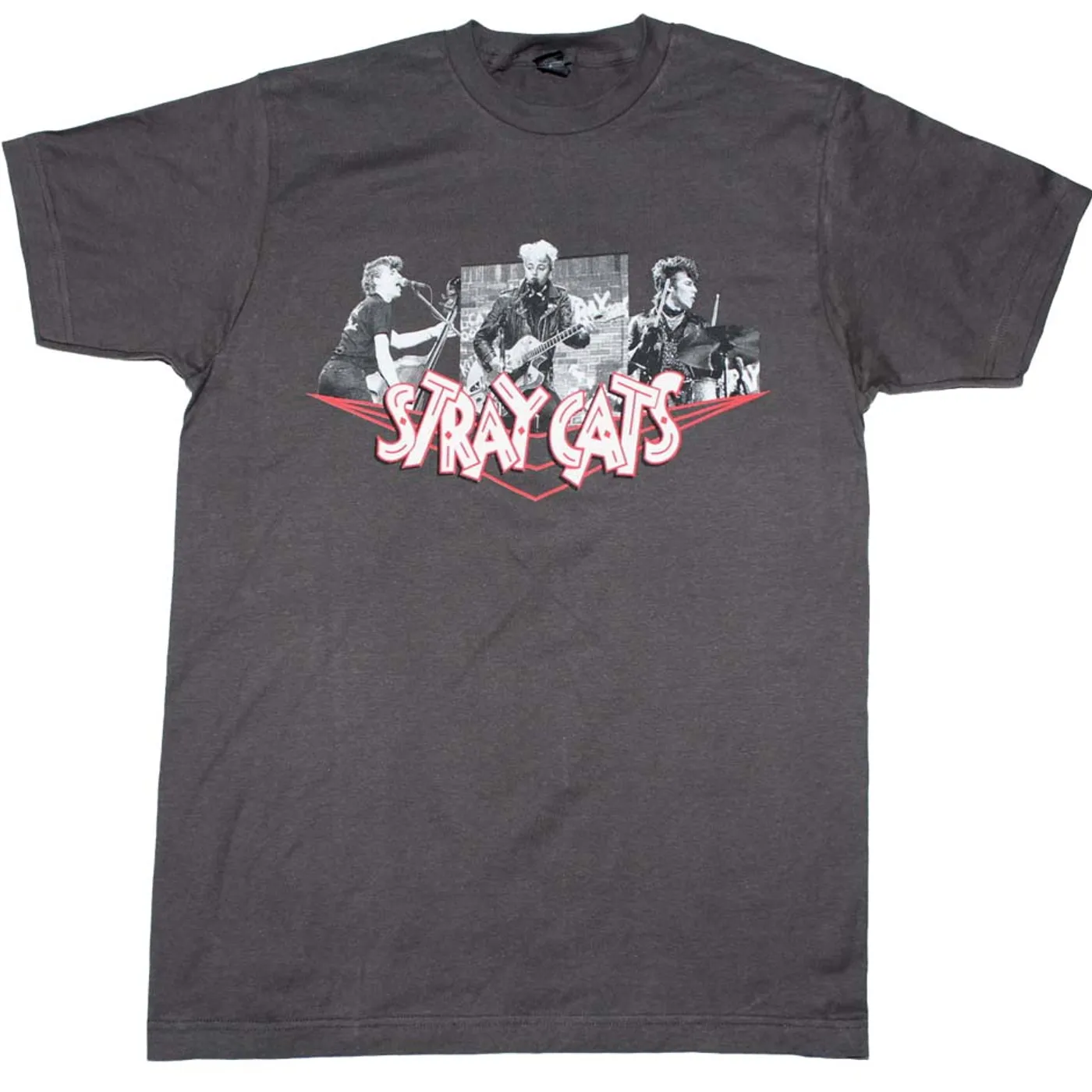 Stray Cats T Shirt | Stray Cats Photo Collage T-Shirt