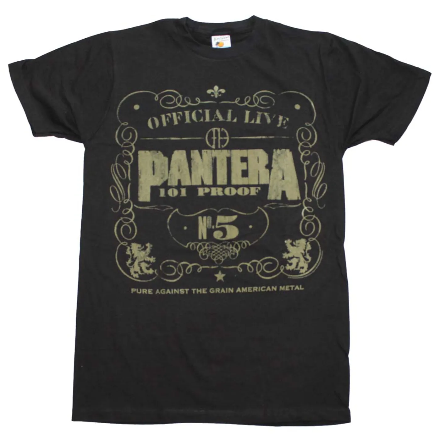 Pantera T Shirt | Pantera 101 Proof 30/1 T-Shirt