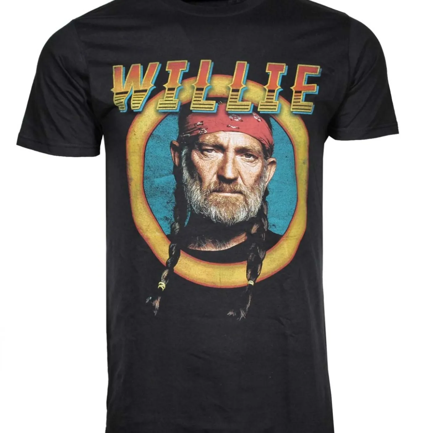 Willie Nelson T Shirt | Willie Nelson Circle Sign T-Shirt