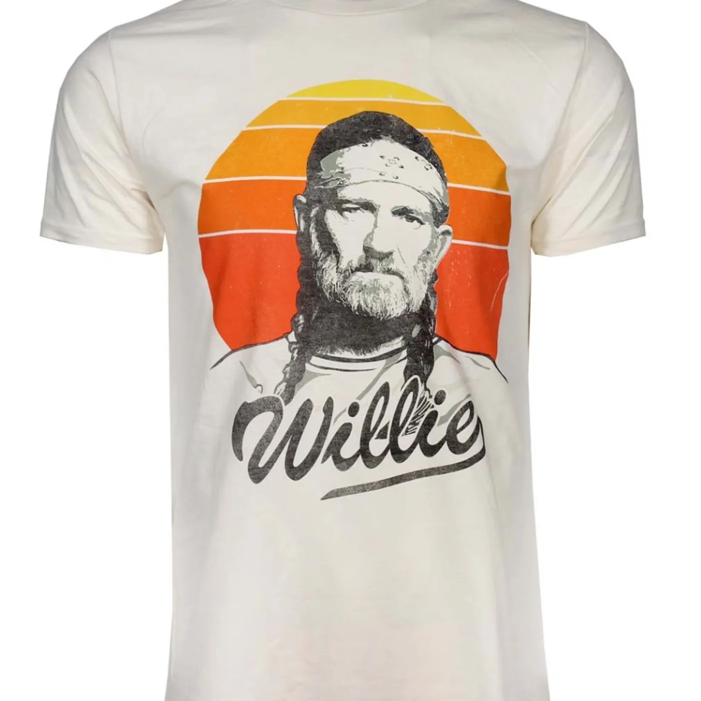 Willie Nelson T Shirt | Willie Nelson Sunset Gradient T-Shirt