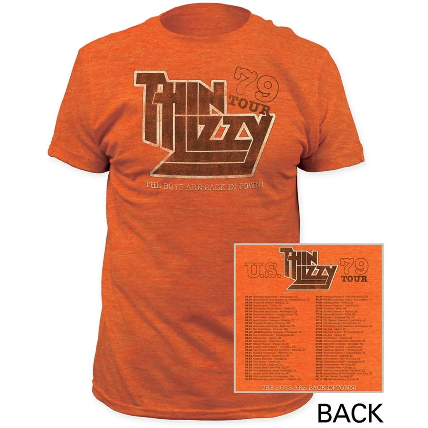 Thin Lizzy T Shirt | Thin Lizzy 79 Tour T-Shirt