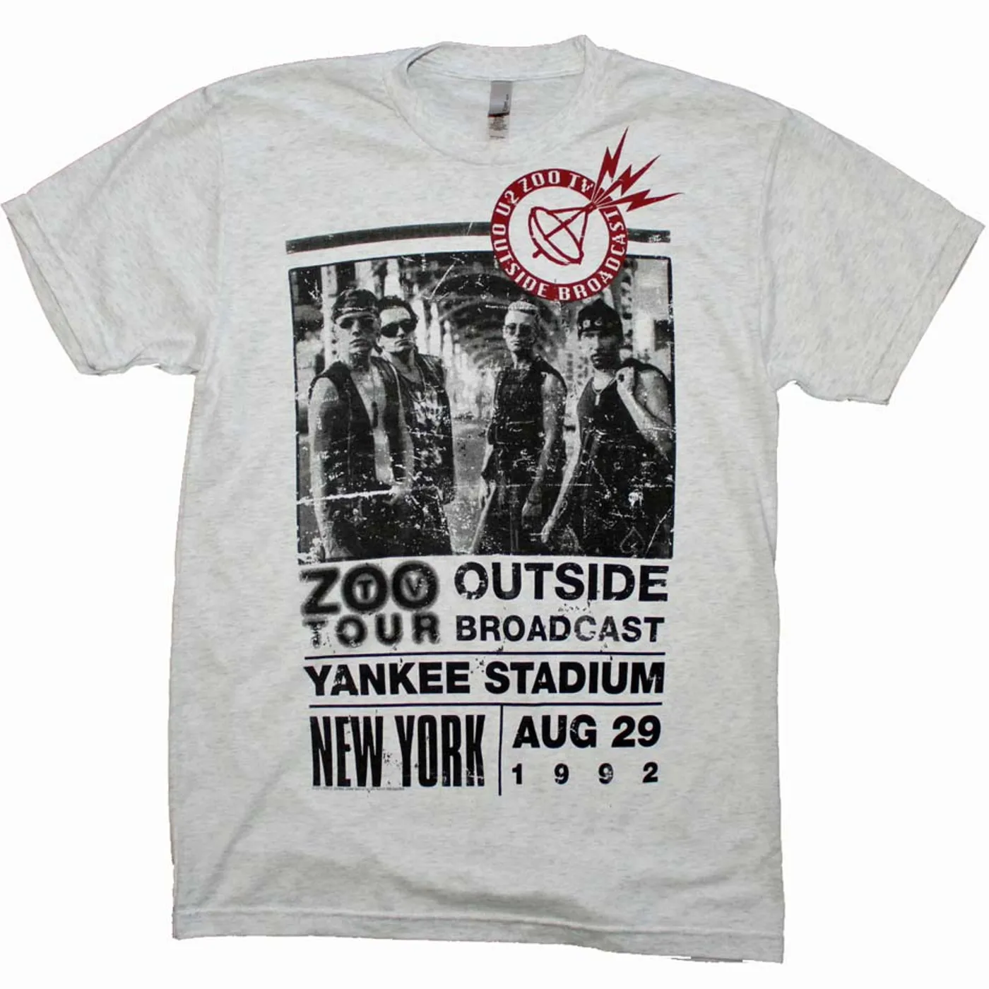 U2 T Shirt | U2 Outside Zoo Tour Slim Fit T-Shirt