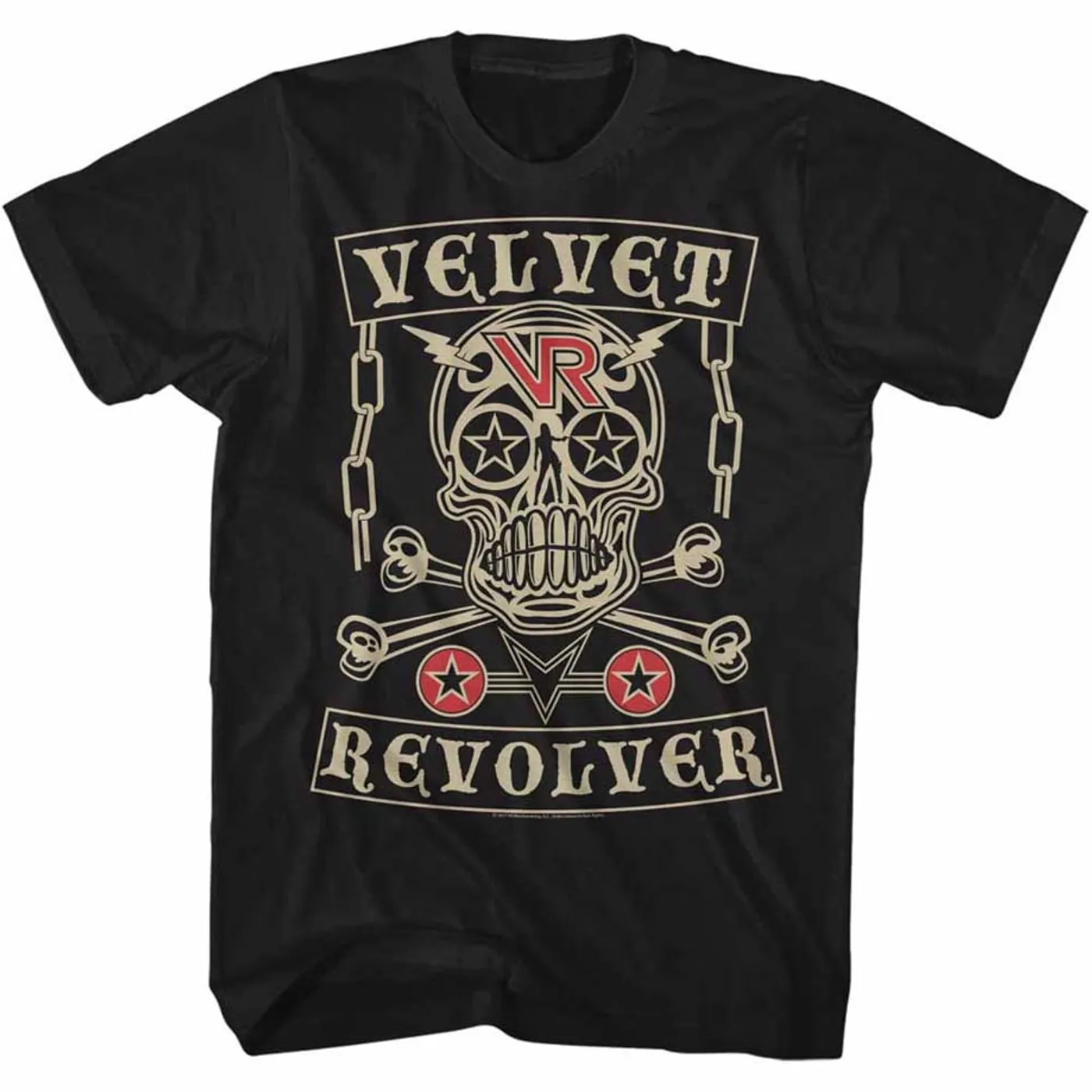 Velvet Revolver T Shirt | Velvet Revolver Skull T-Shirt