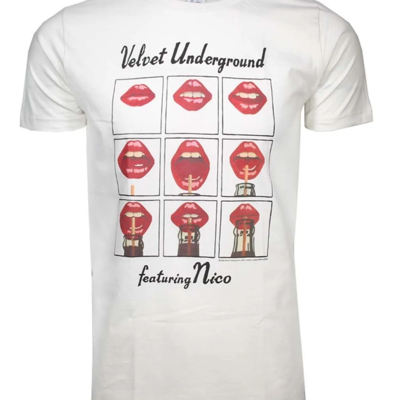 Velvet Revolver T Shirt | Velvet Underground Featuring Nico Lips T-Shirt