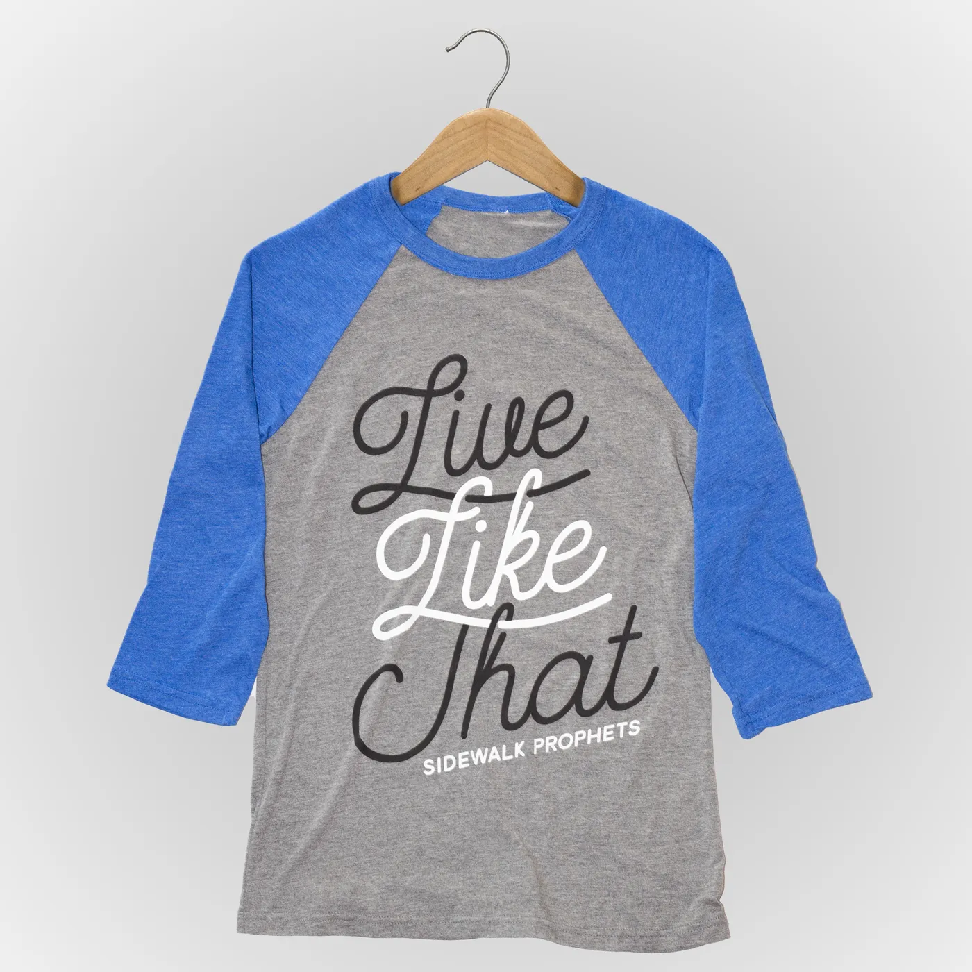 Sidewalk Prophets Live Like That Raglan (Only Size Small In Stock)