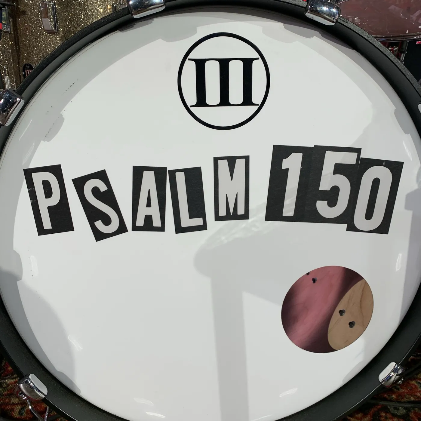 Sidewalk Prophets GBF Custom Bass Drum Head! [Signed!]