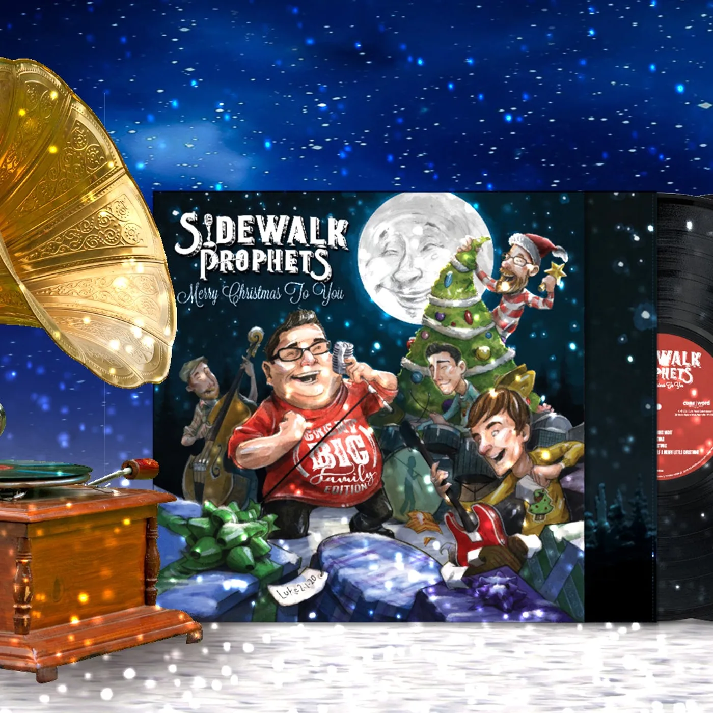 Sidewalk Prophets Merry Christmas To You (Great Big Family Edition) - Double Album Vinyl Record