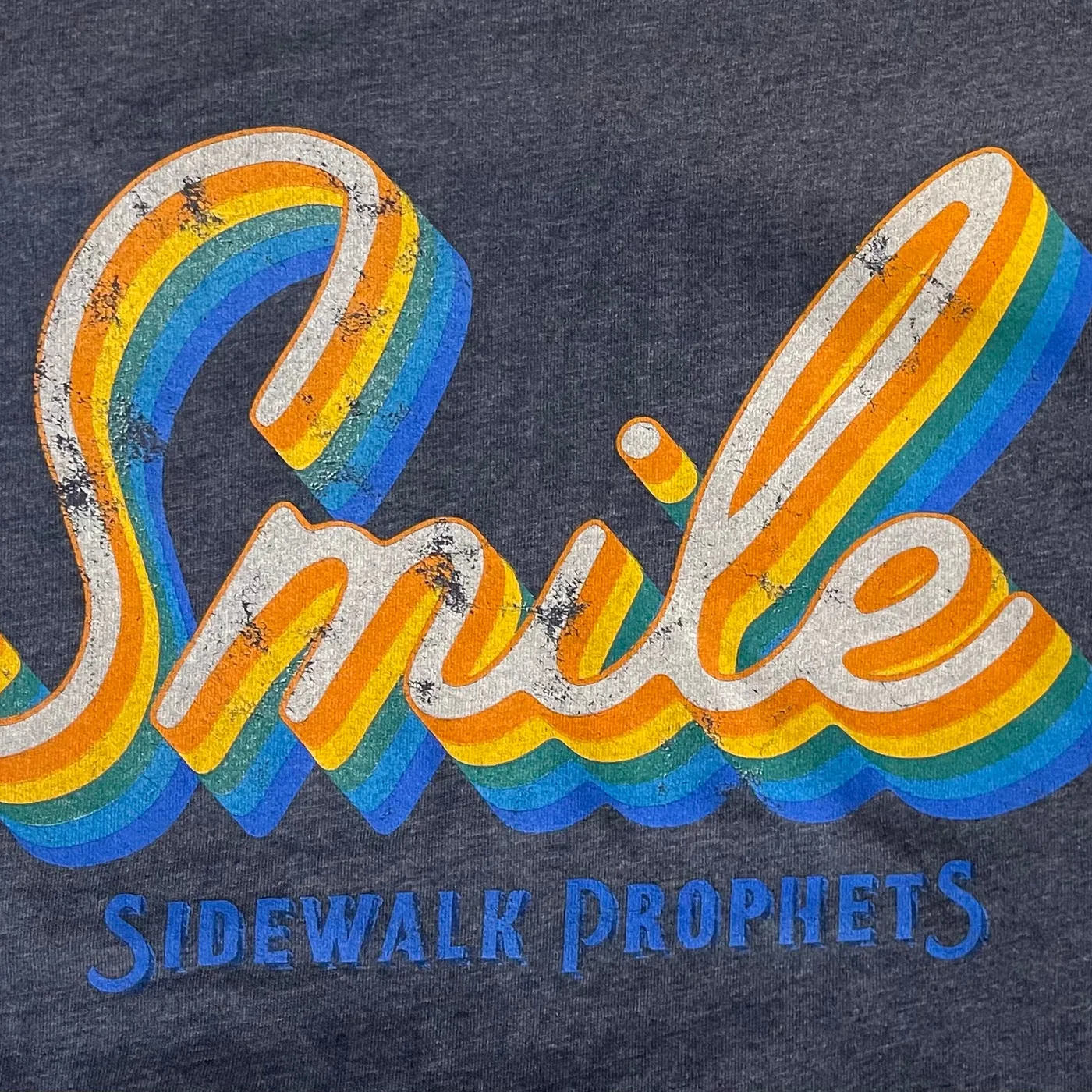 Sidewalk Prophets Smile Tee Blue