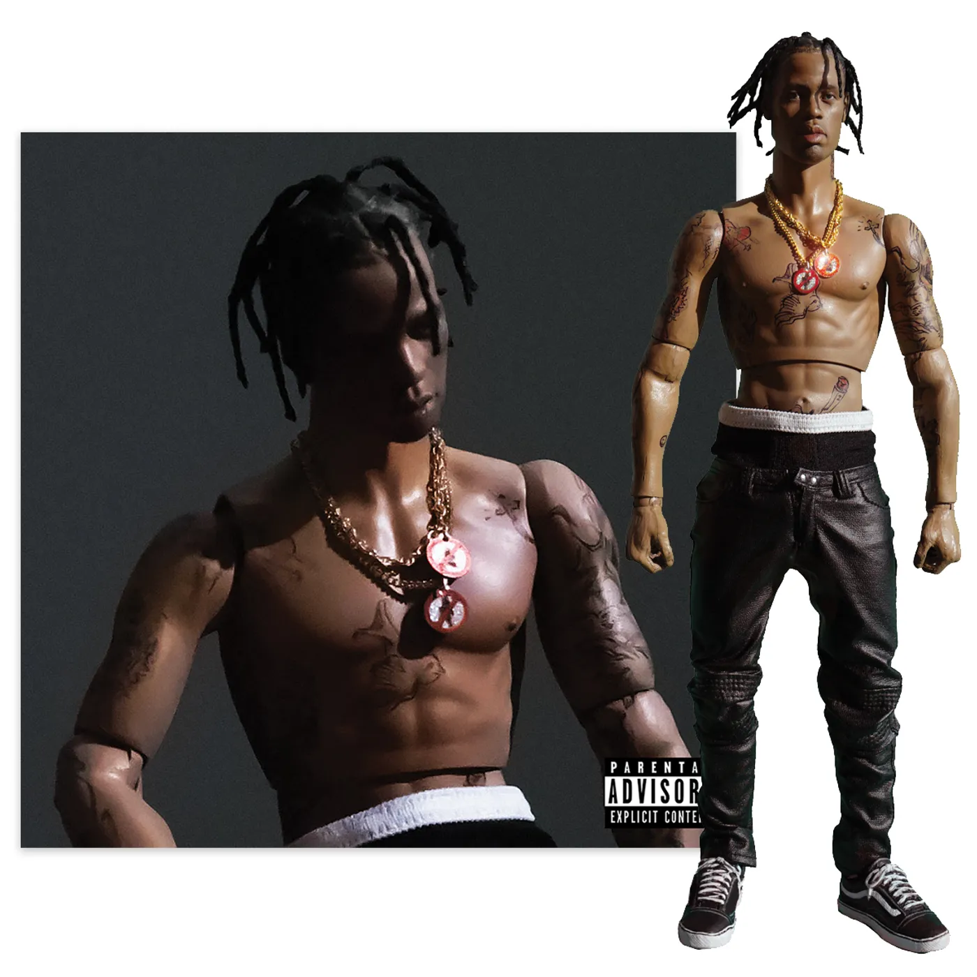 TRAVIS SCOTT ACTION FIGURE + CD