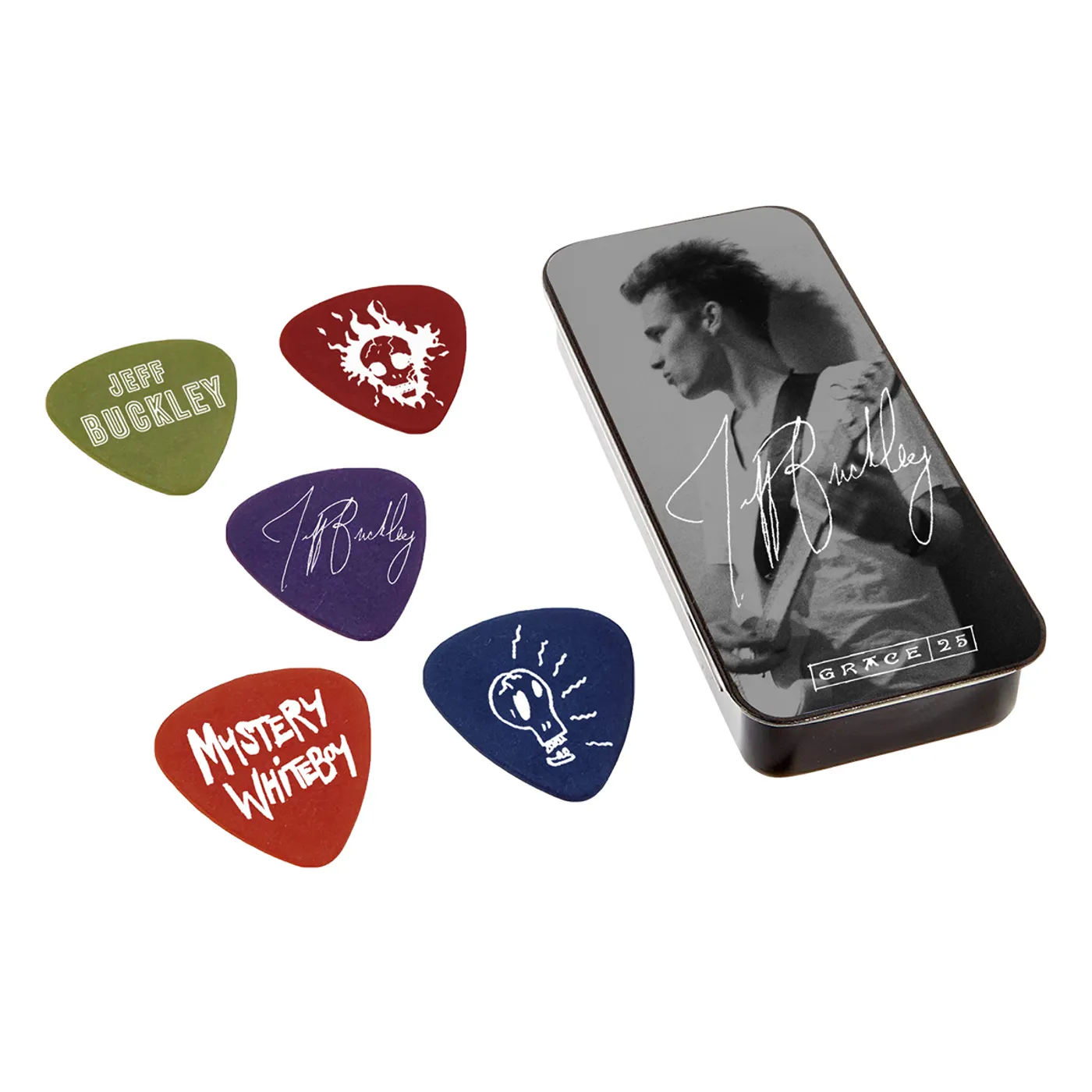 Jeff Buckley Grace Guitar Picks Tin