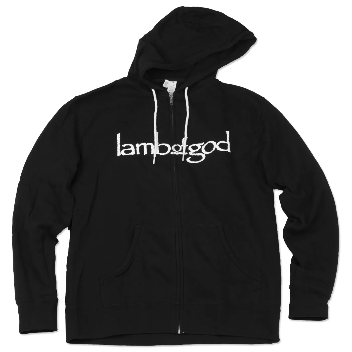 Lamb of God Blue Sturm Black Zip Hoodie