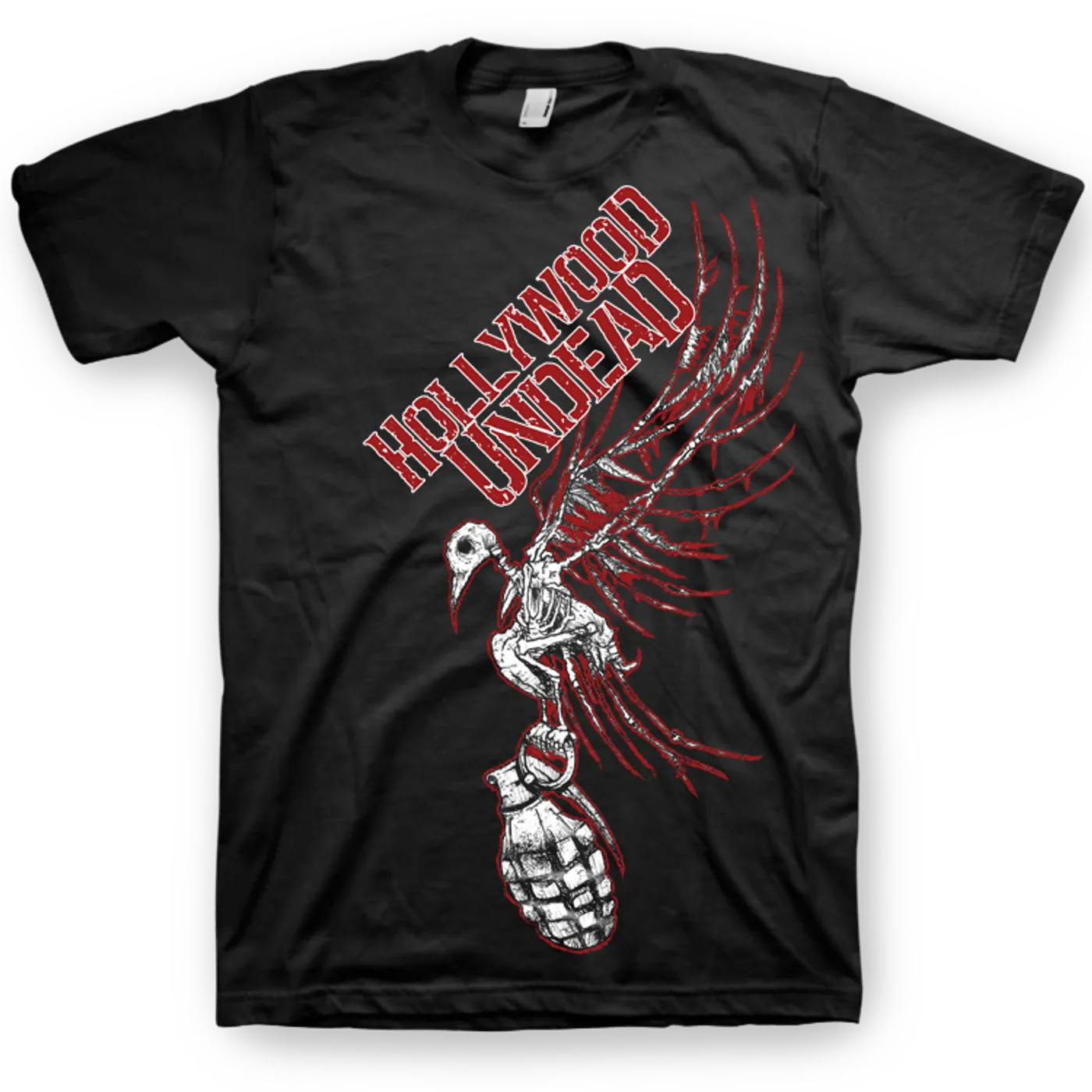 Hollywood Undead Skeleton Dove Tour Tee