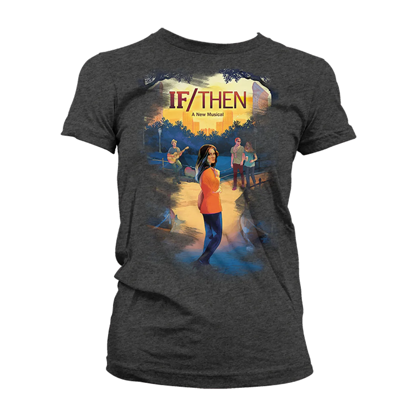 If/Then Charcoal Women's Logo Tee