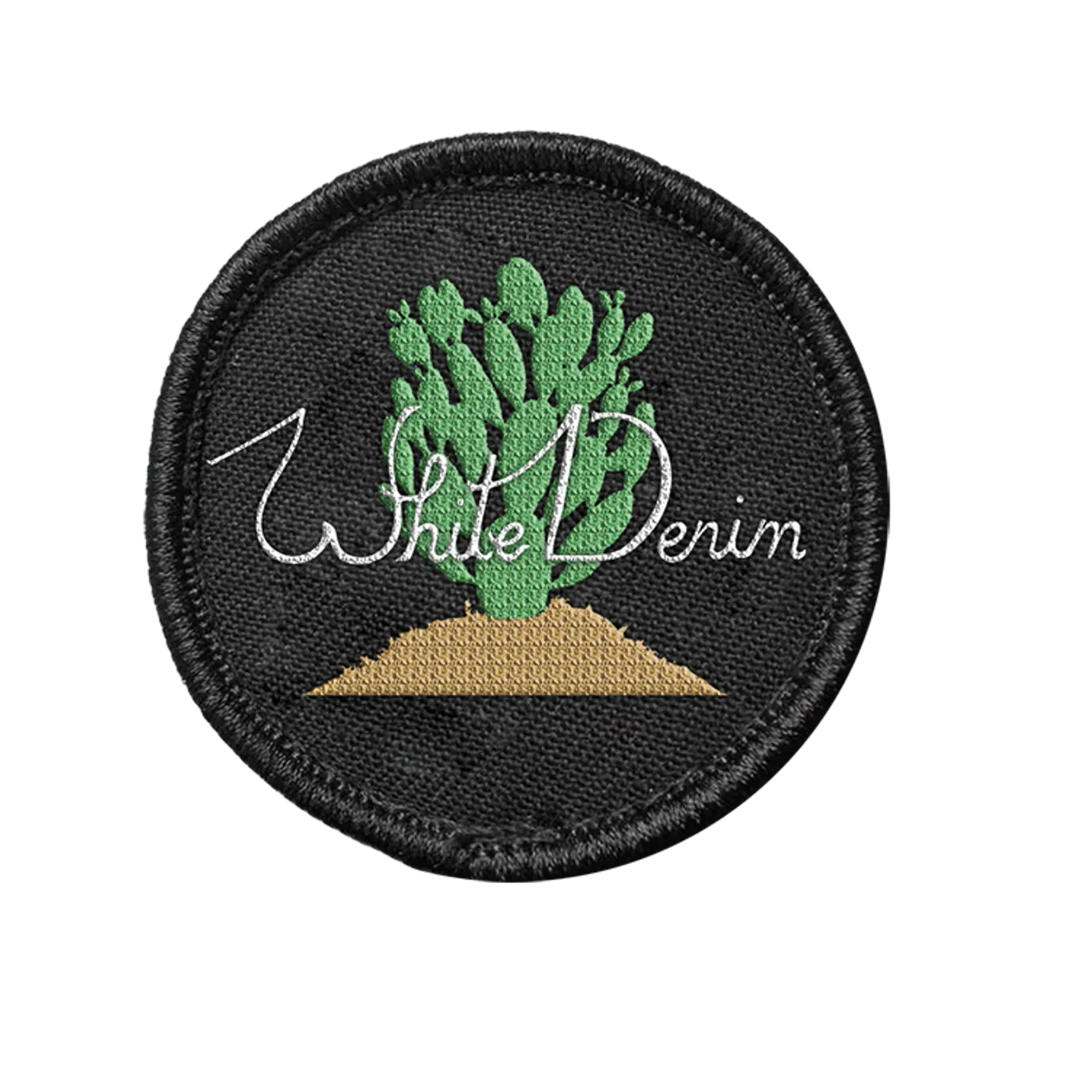 White Denim Patch