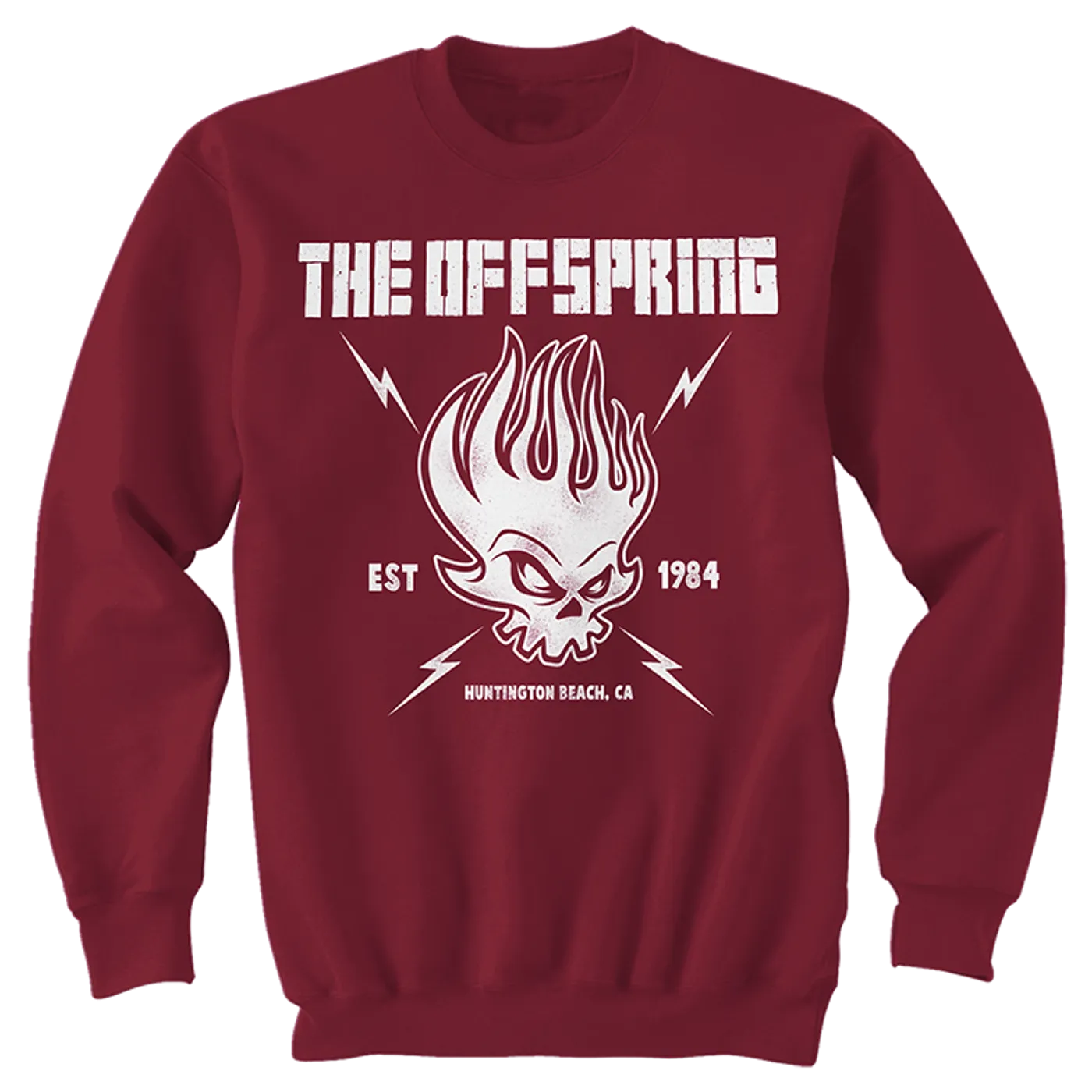 The Offspring Huntington Beach Logo Crewneck