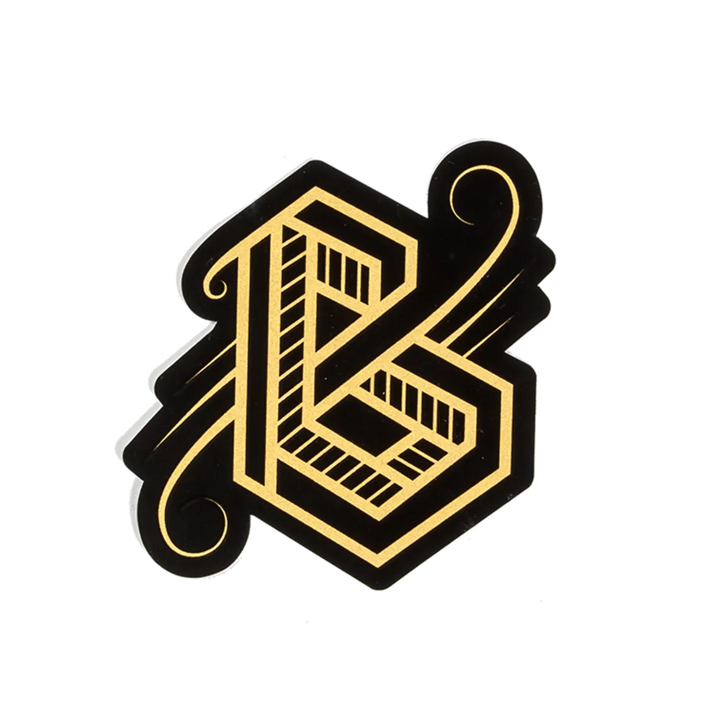 Phantogram BIG GRAMS Gold Logo Sticker