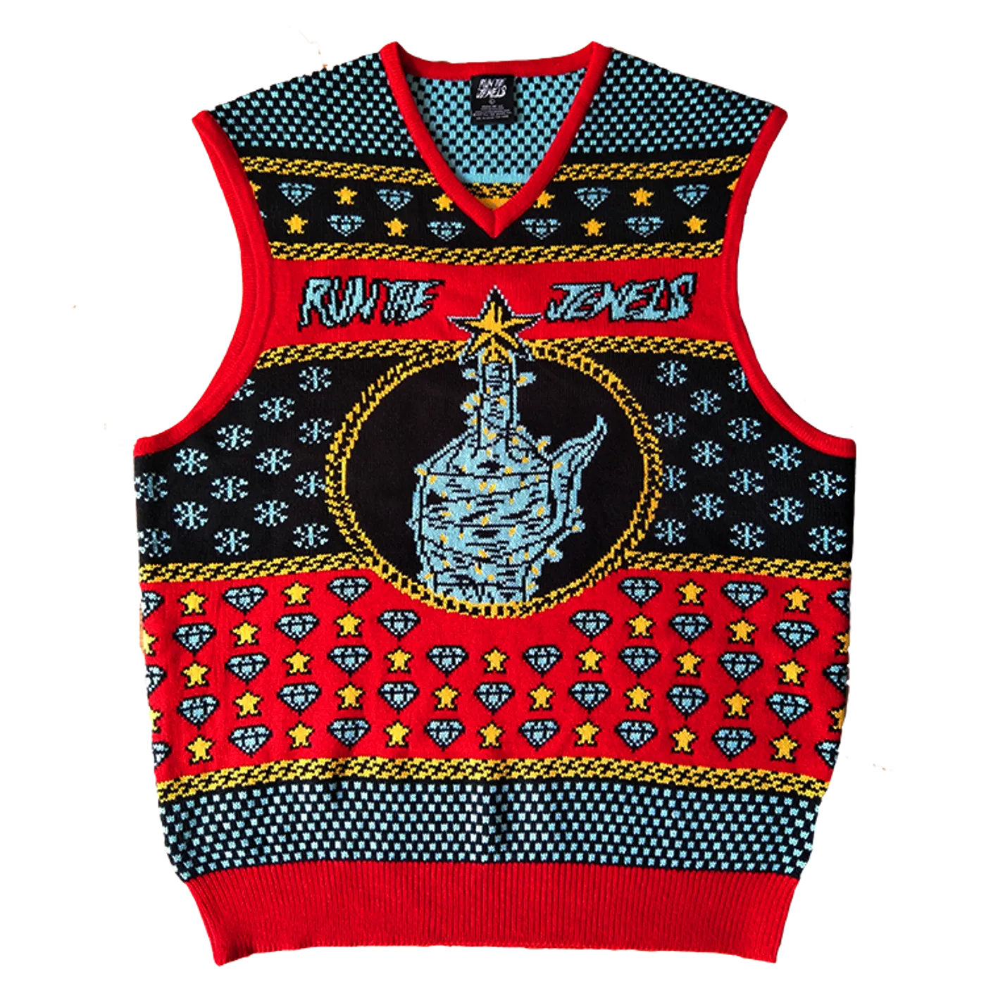 Run The Jewels RTJ Holiday Knit Sweater Vest