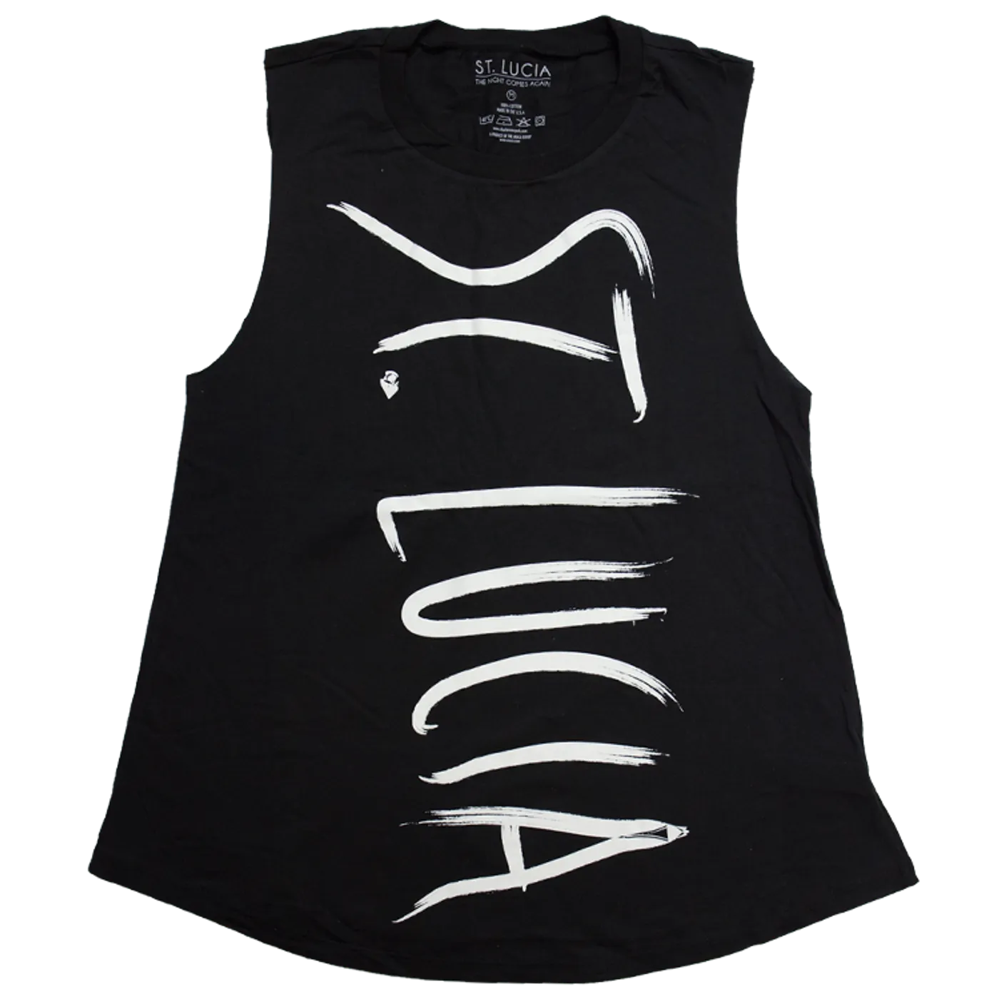 St. Lucia Logo Muscle Tank