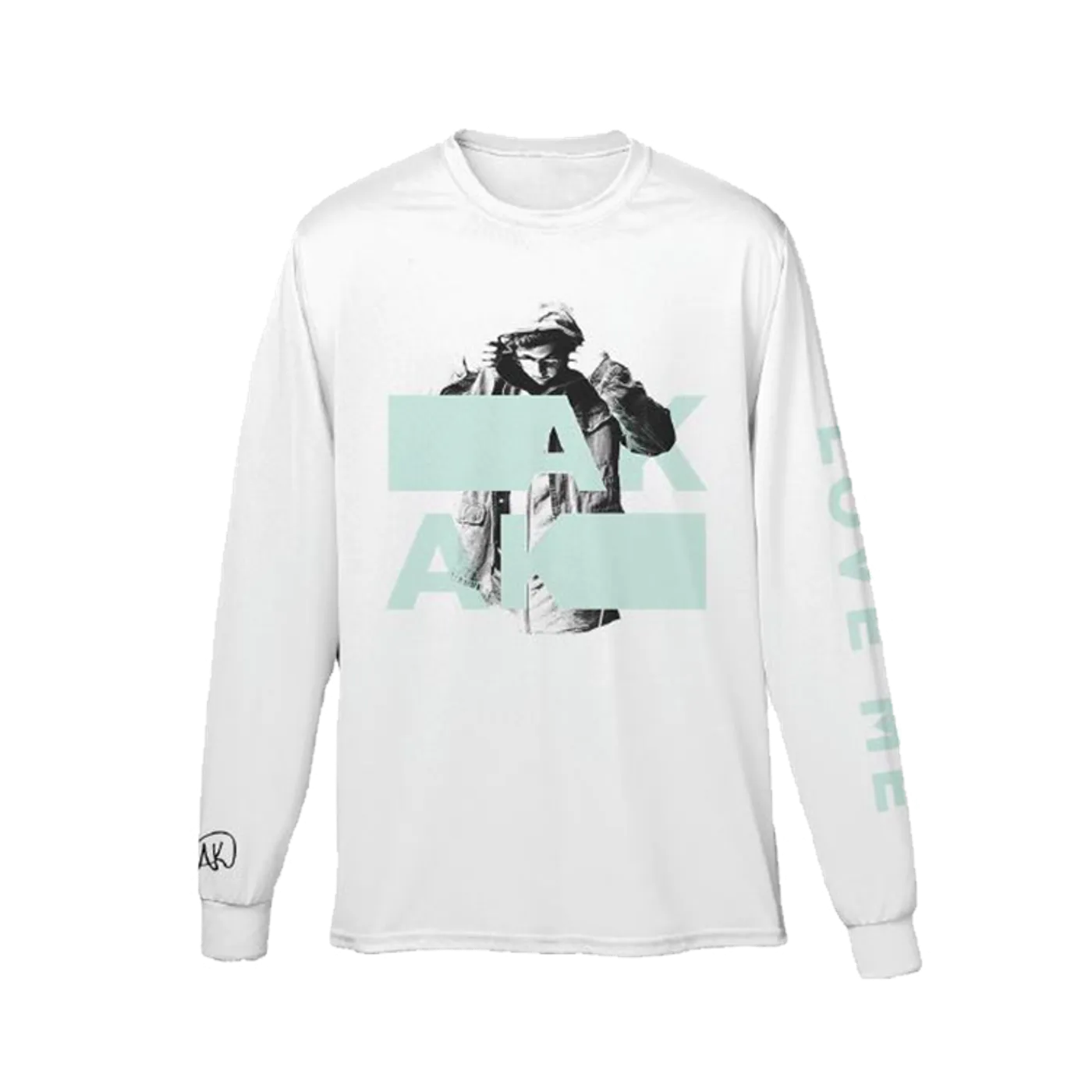 AK White Long Sleeve Tee