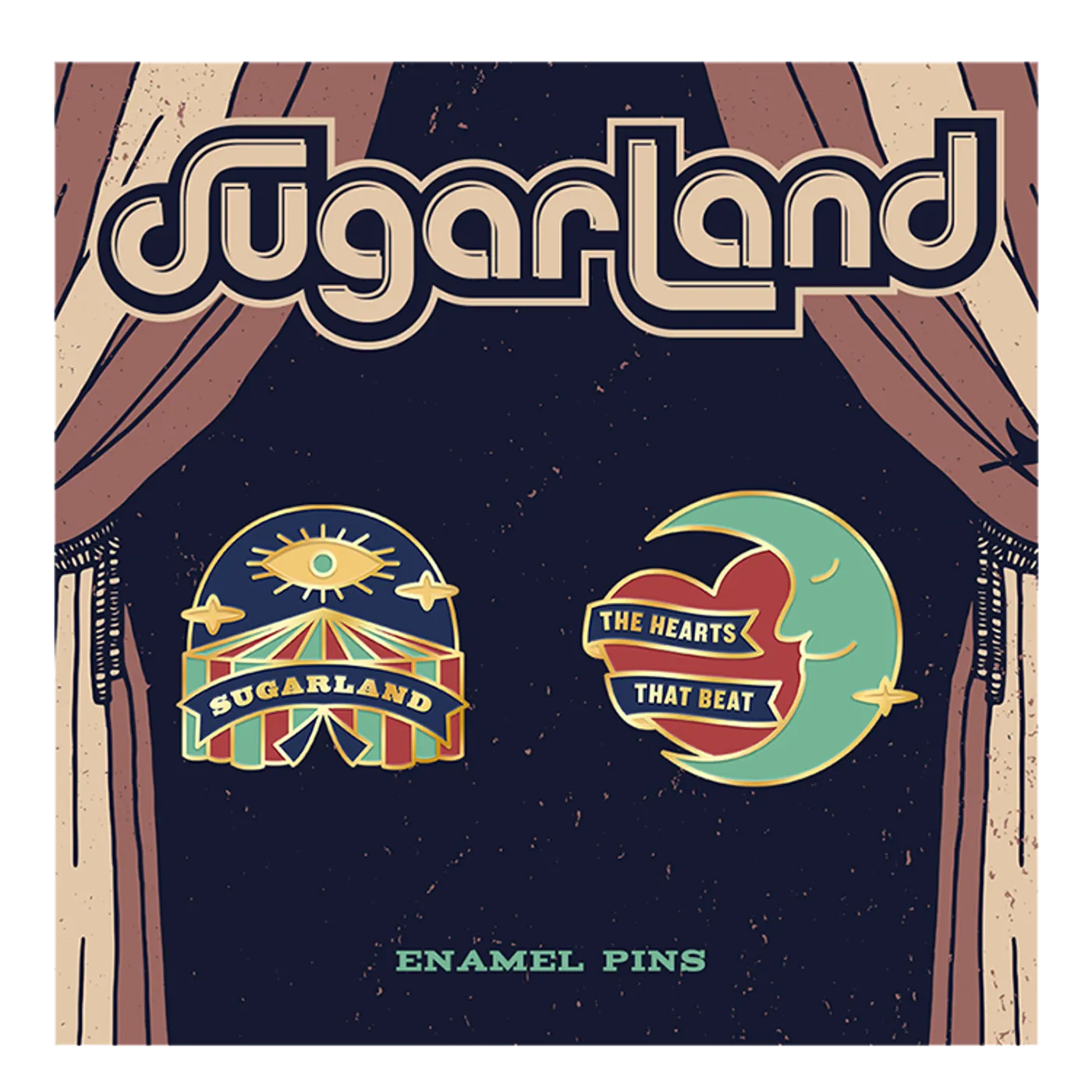 Sugarland Enamel Pin Set