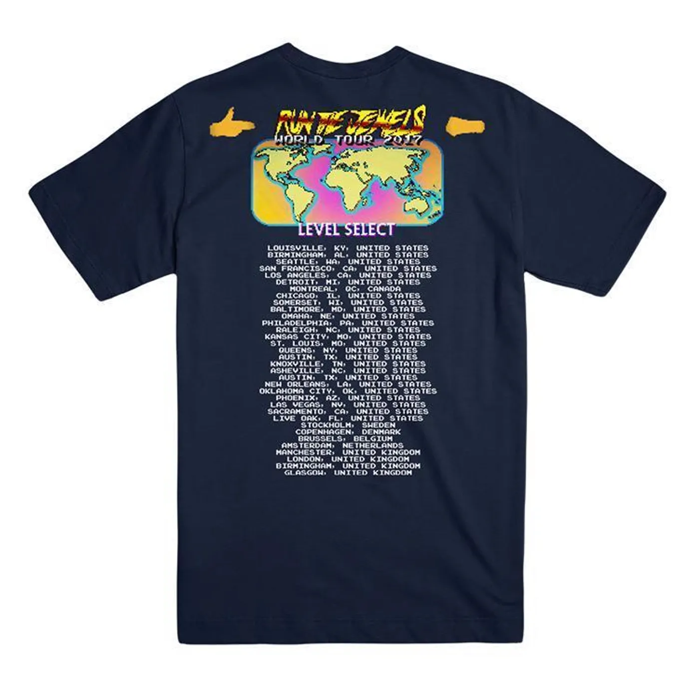 Run the Jewels Video Game Tour Tee
