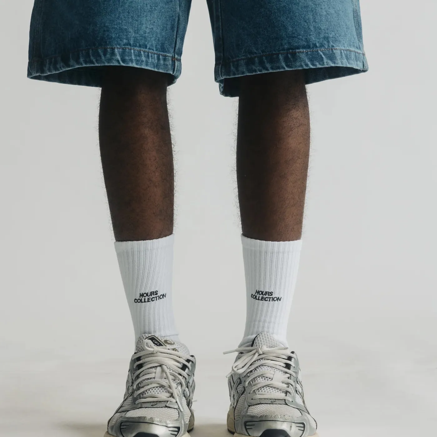 PLAZA Signature Socks - White