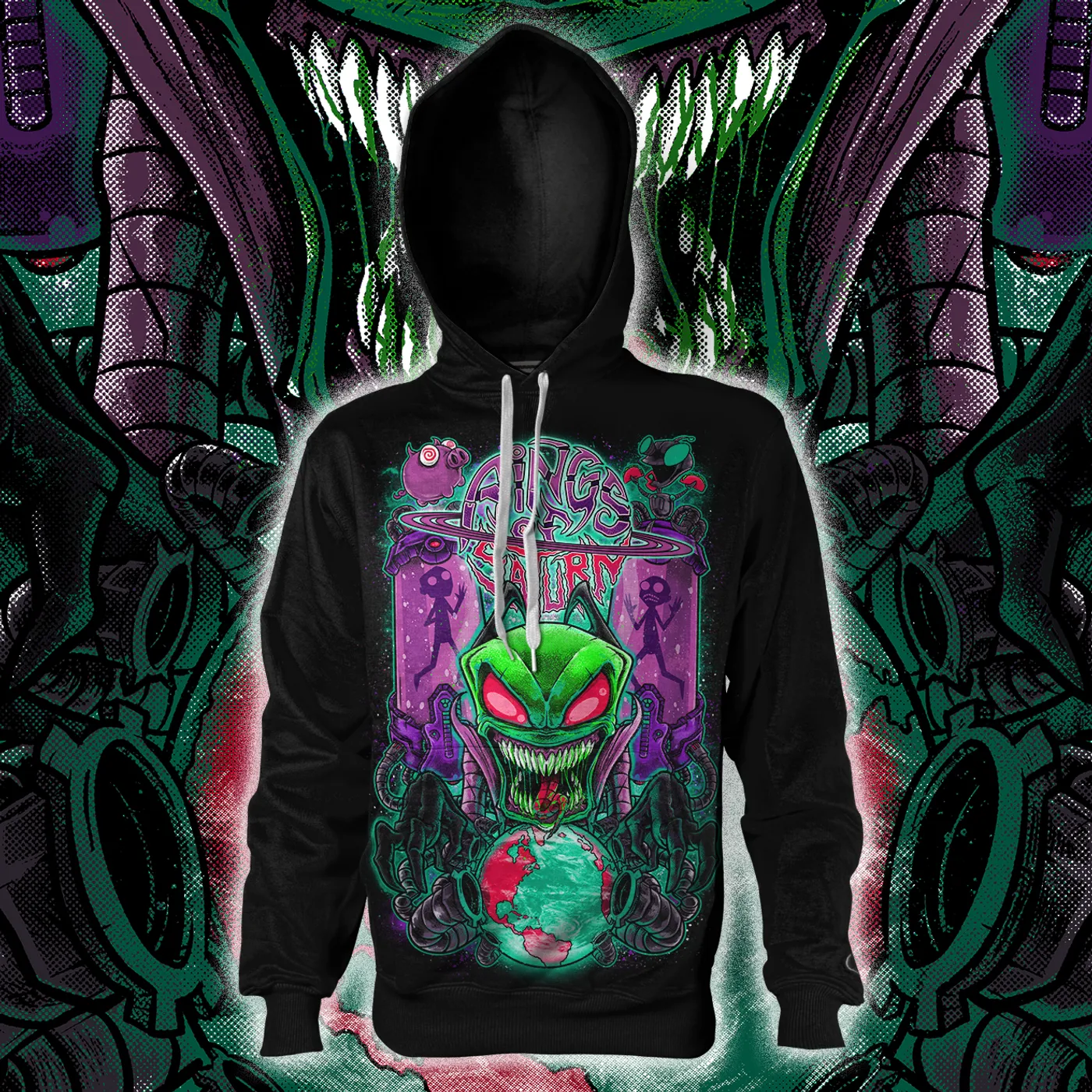 Rings of Saturn "Invader Xul" Pullover Hoodie