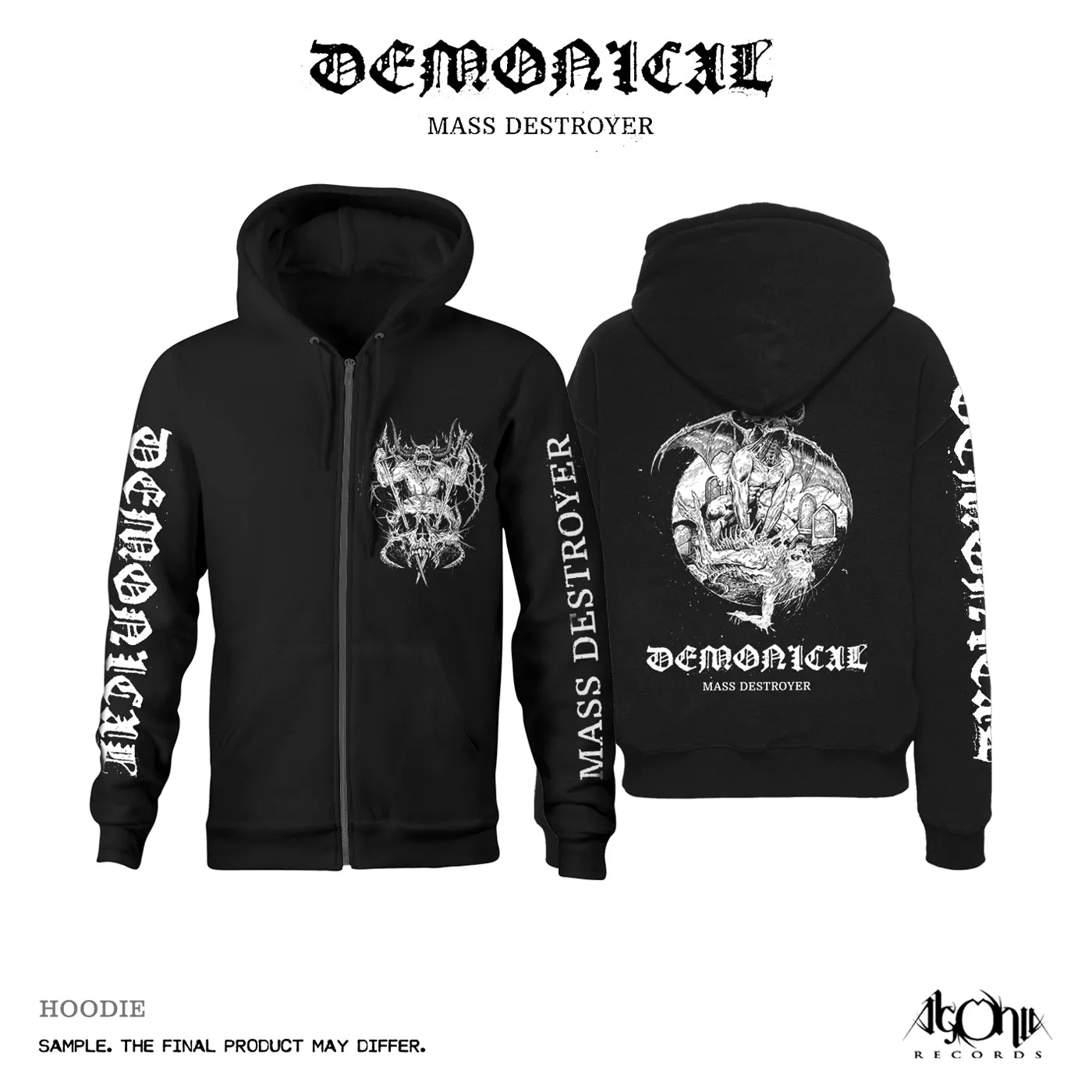 Demonical "Mass Destroyer" Limited Edition Zip Hoodie