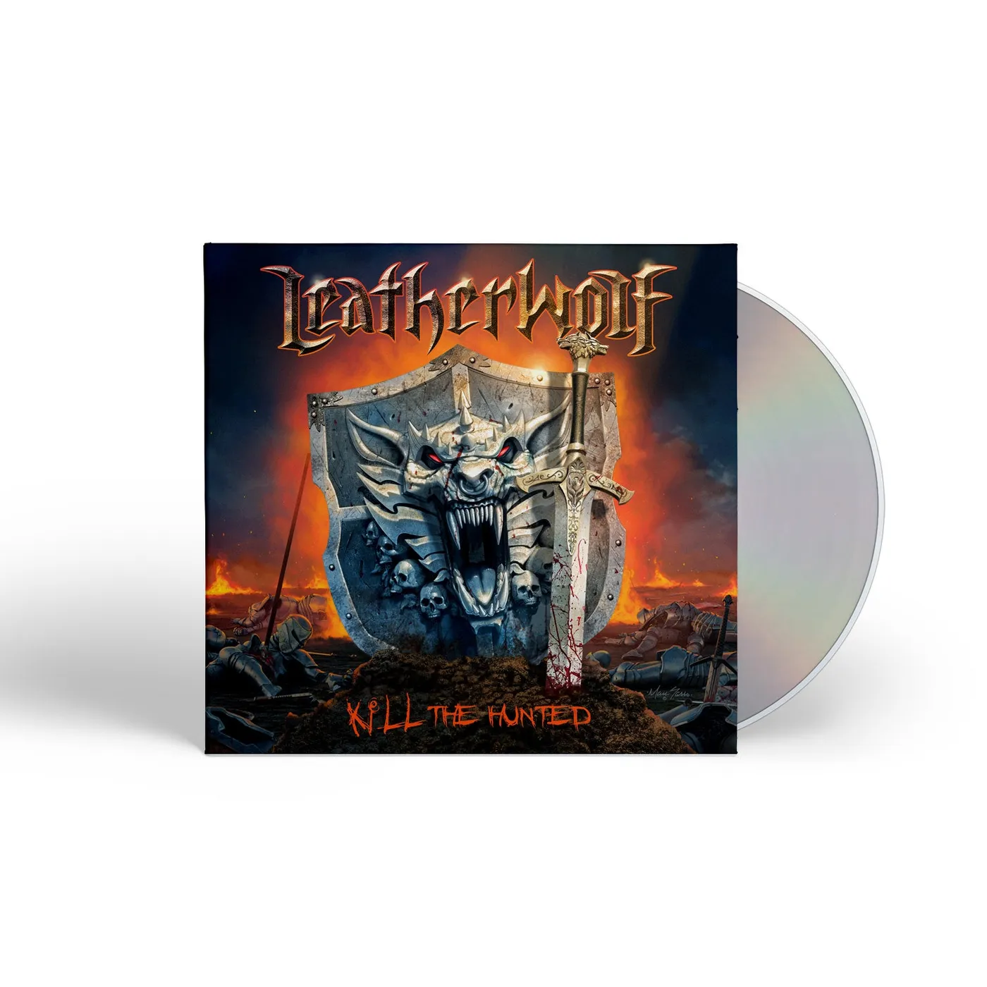 Leatherwolf "Kill The Hunted Tee / CD Bundle" Bundle