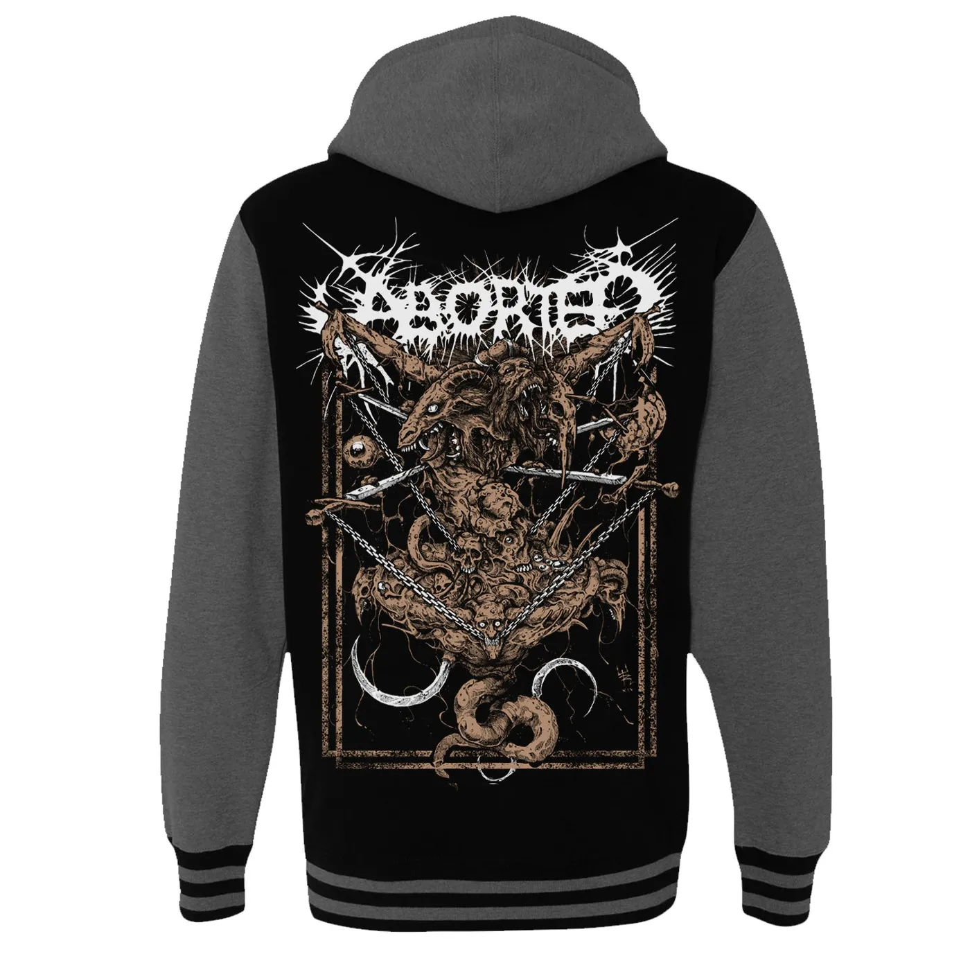 Aborted "Mascarade Varsity Jacket" Zip Hoodie