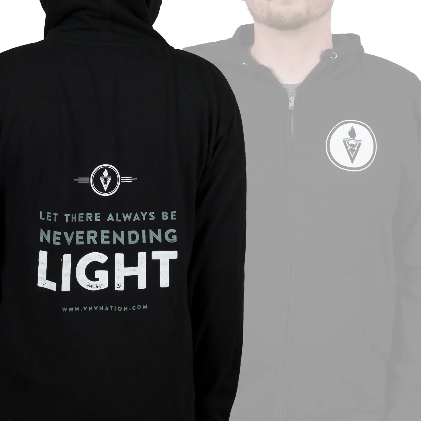 VNV Nation "Neverending Light" Zip Hoodie