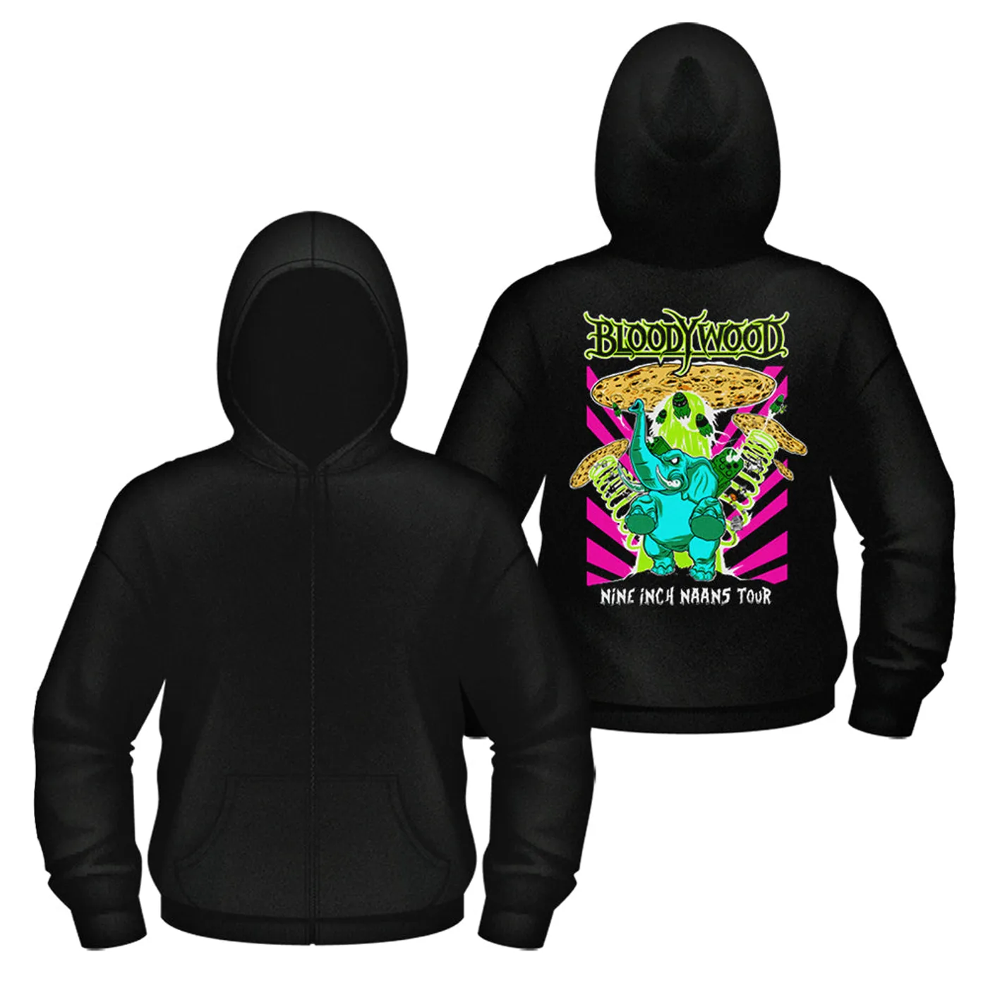 Bloodywood "Naan Tour" Zip Hoodie