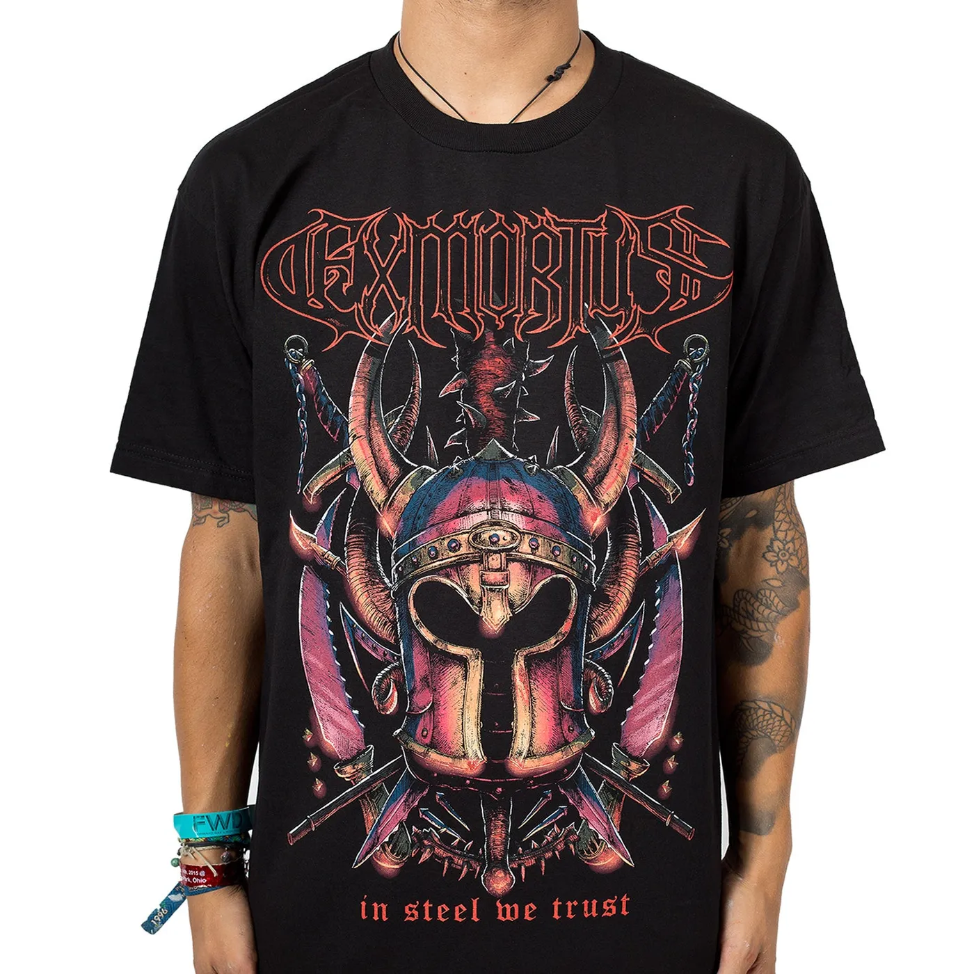 Exmortus "In Steel We Trust - 2016 Tour" T-Shirt