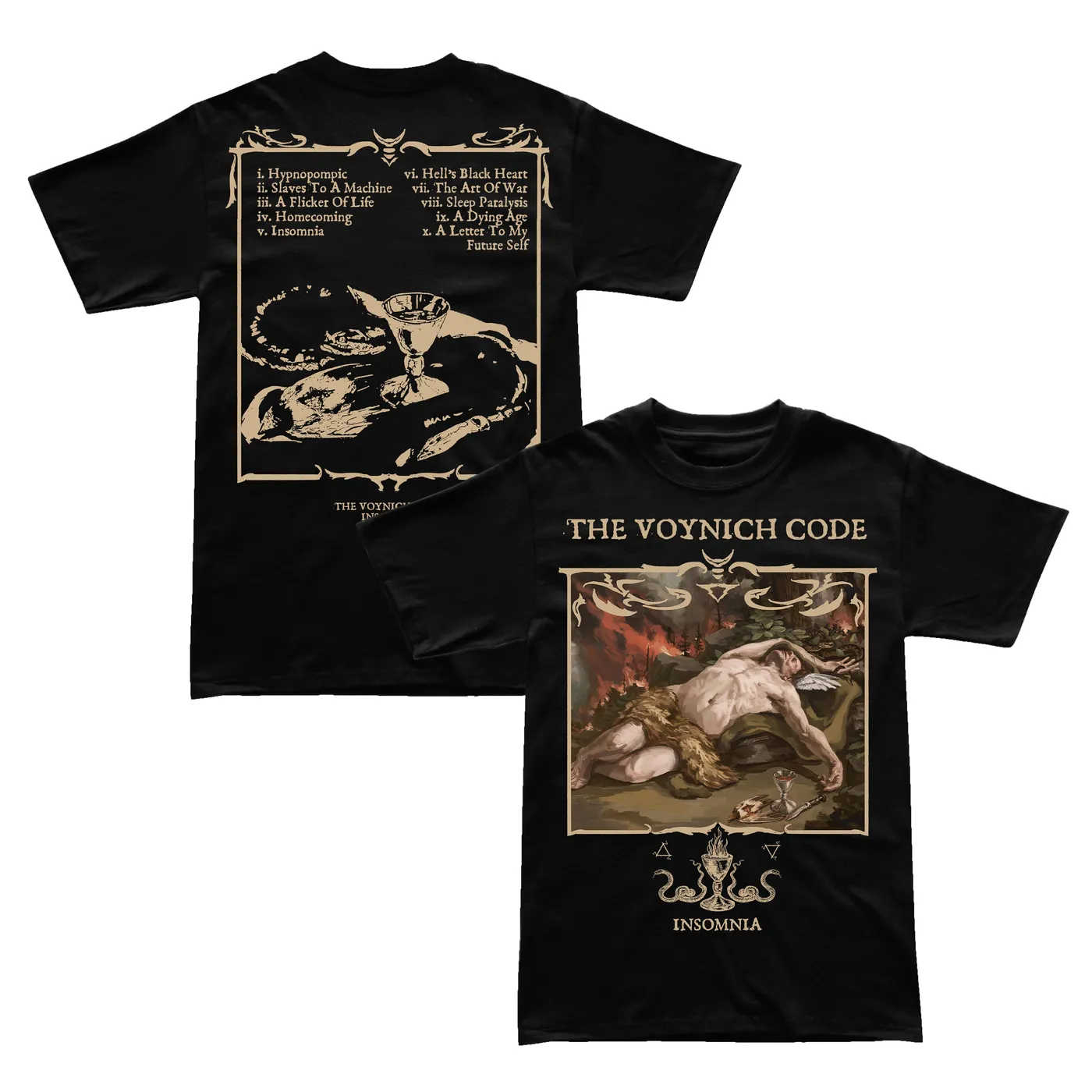  The Voynich Code "Insomnia" T-Shirt