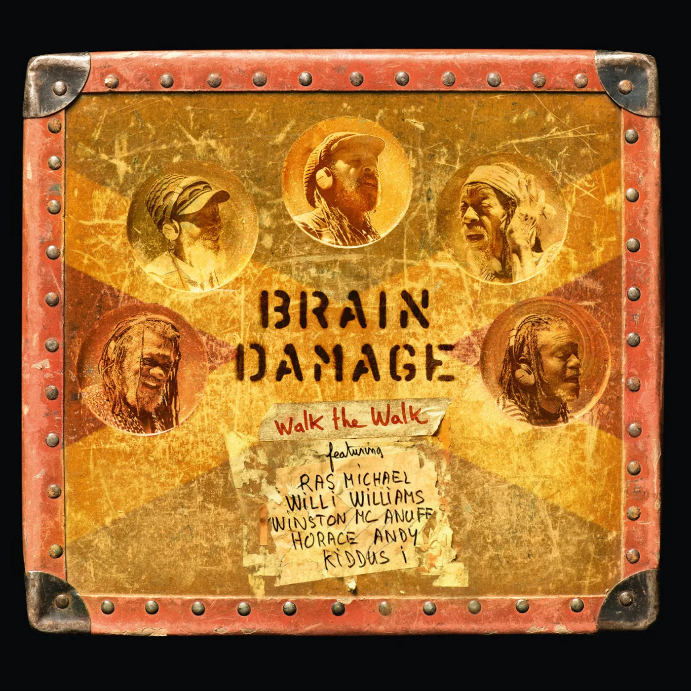 WALK THE WALK - BRAIN DAMAGE  FEAT RAS MICHAEL (33T) (Vinyl)