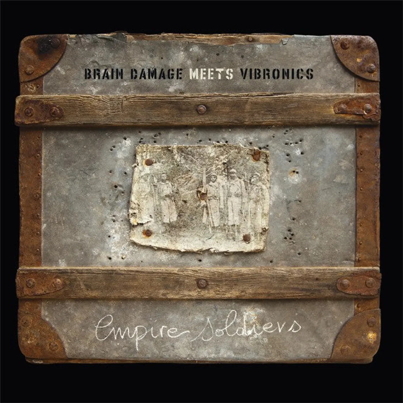 EMPIRE SOLDIERS - BRAIN DAMAGE MEETS VIBRONICS (DOUBLE VINYLE 33T)