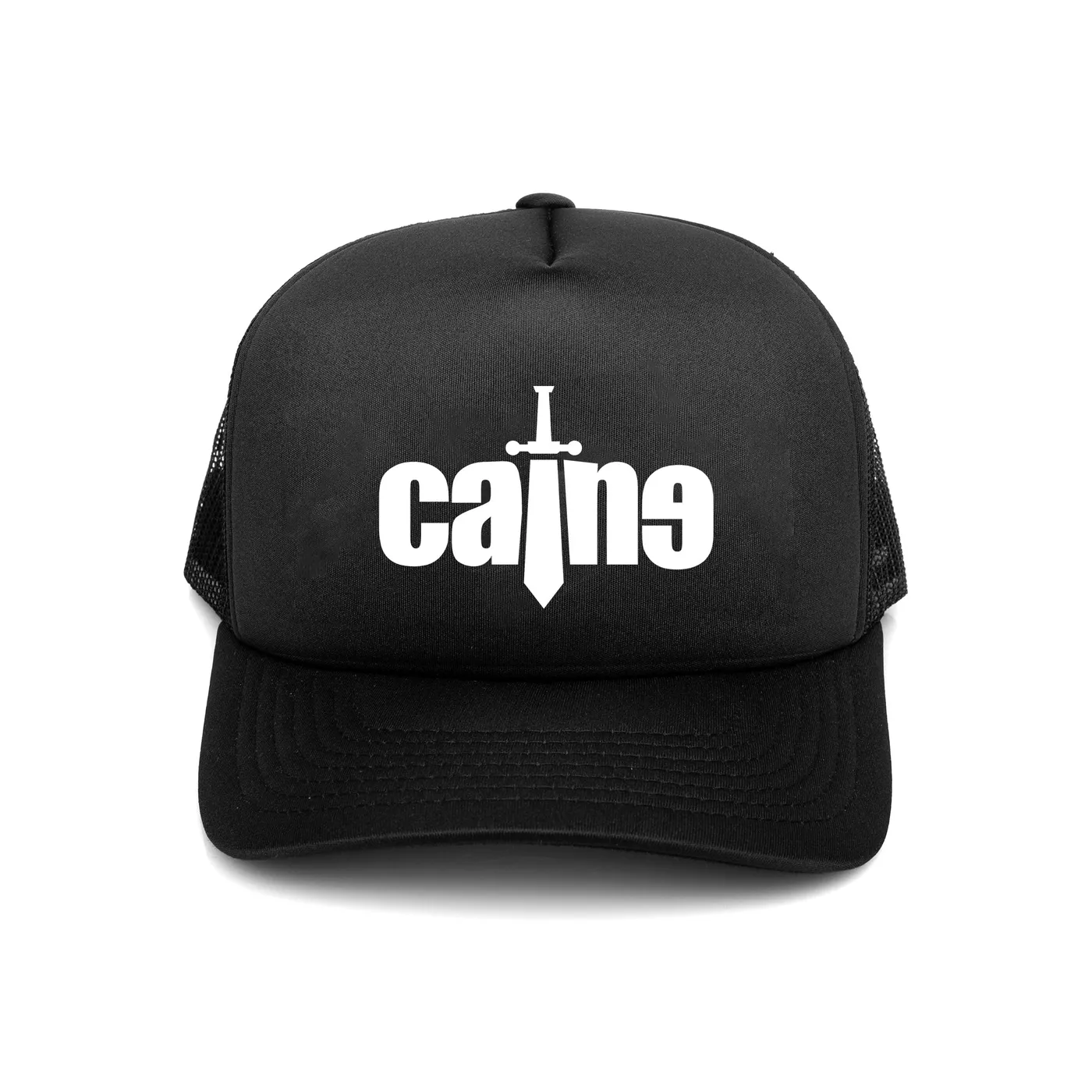 Caine Sword Logo "Black" Trucker Hat